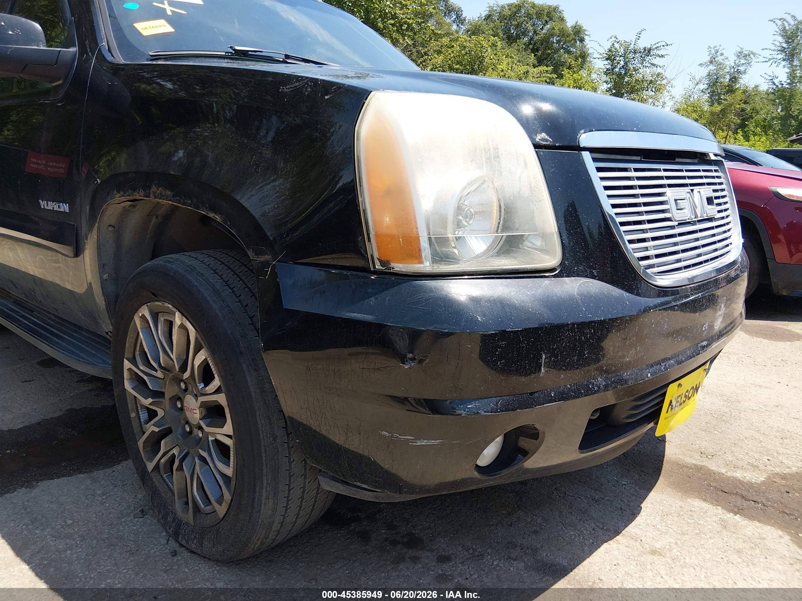 2007 Gmc Yukon Slt Black vin: 1GKFK13037R309302