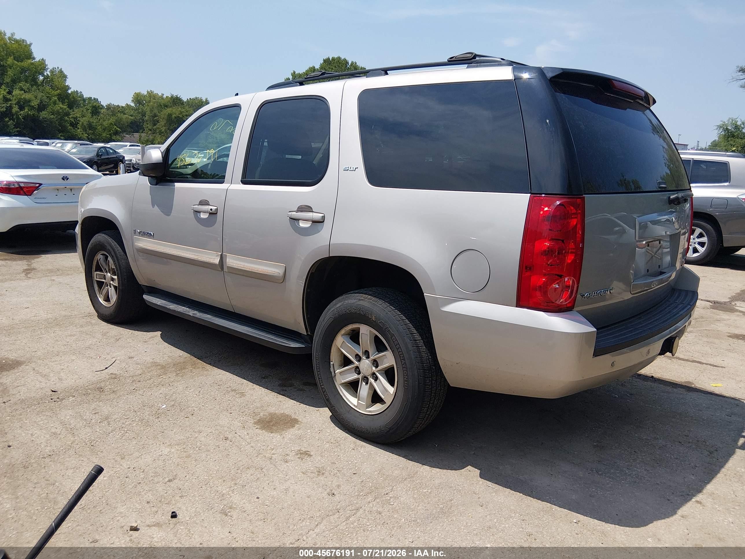 2008 Gmc Yukon Slt Gold vin: 1GKFK13038R101406