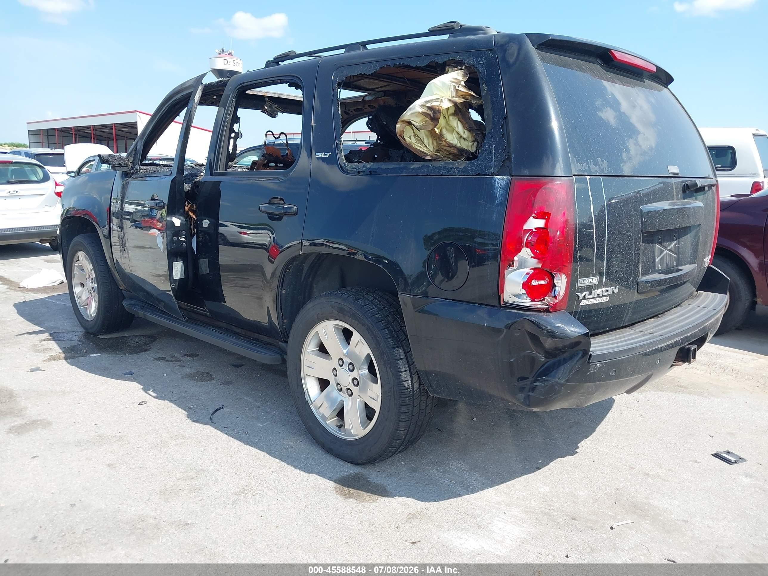 2007 Gmc Yukon Slt Black vin: 1GKFK13047J314815