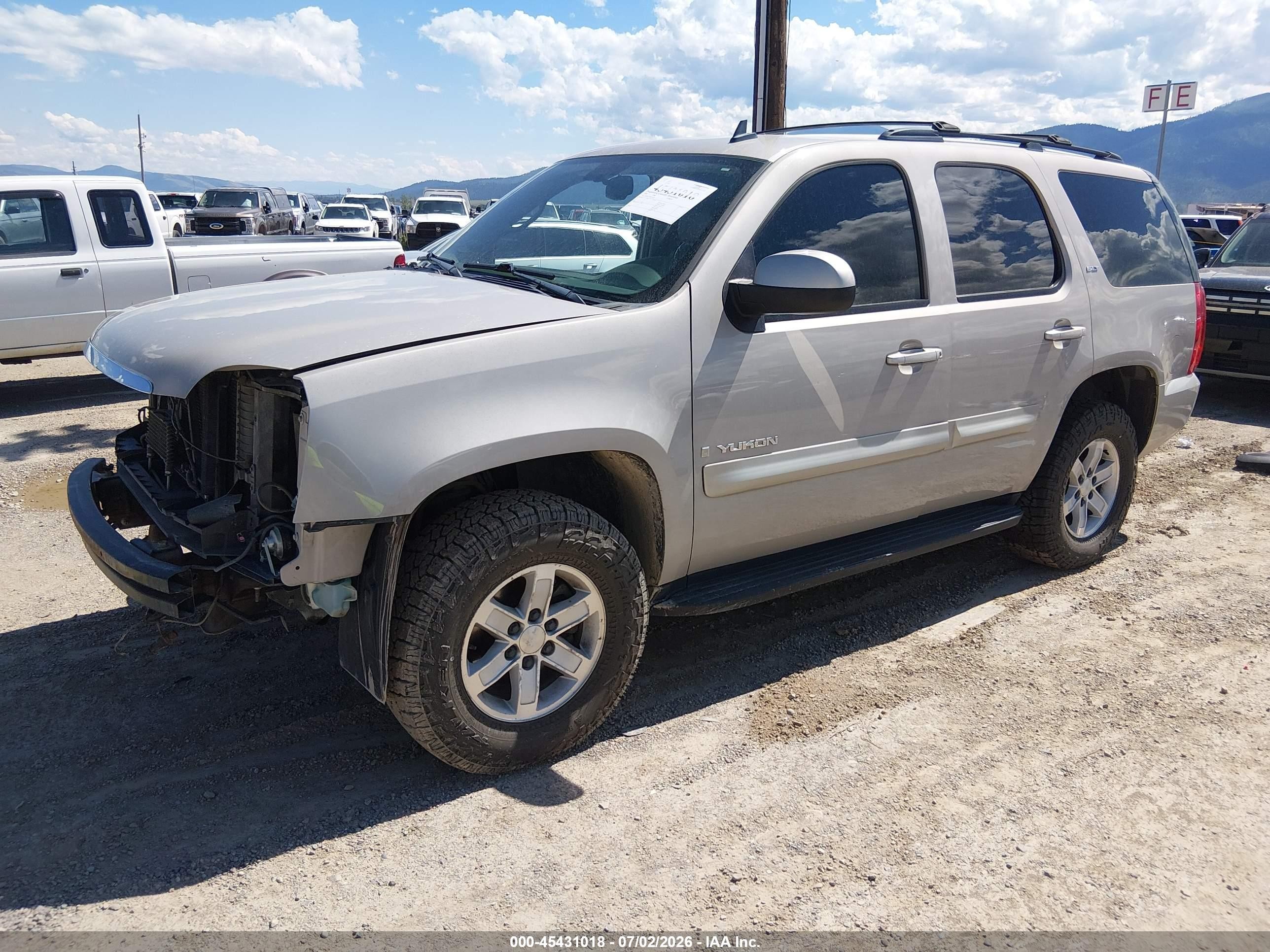 2008 Gmc Yukon Sle/slt Champagne vin: 1GKFK13058J230830