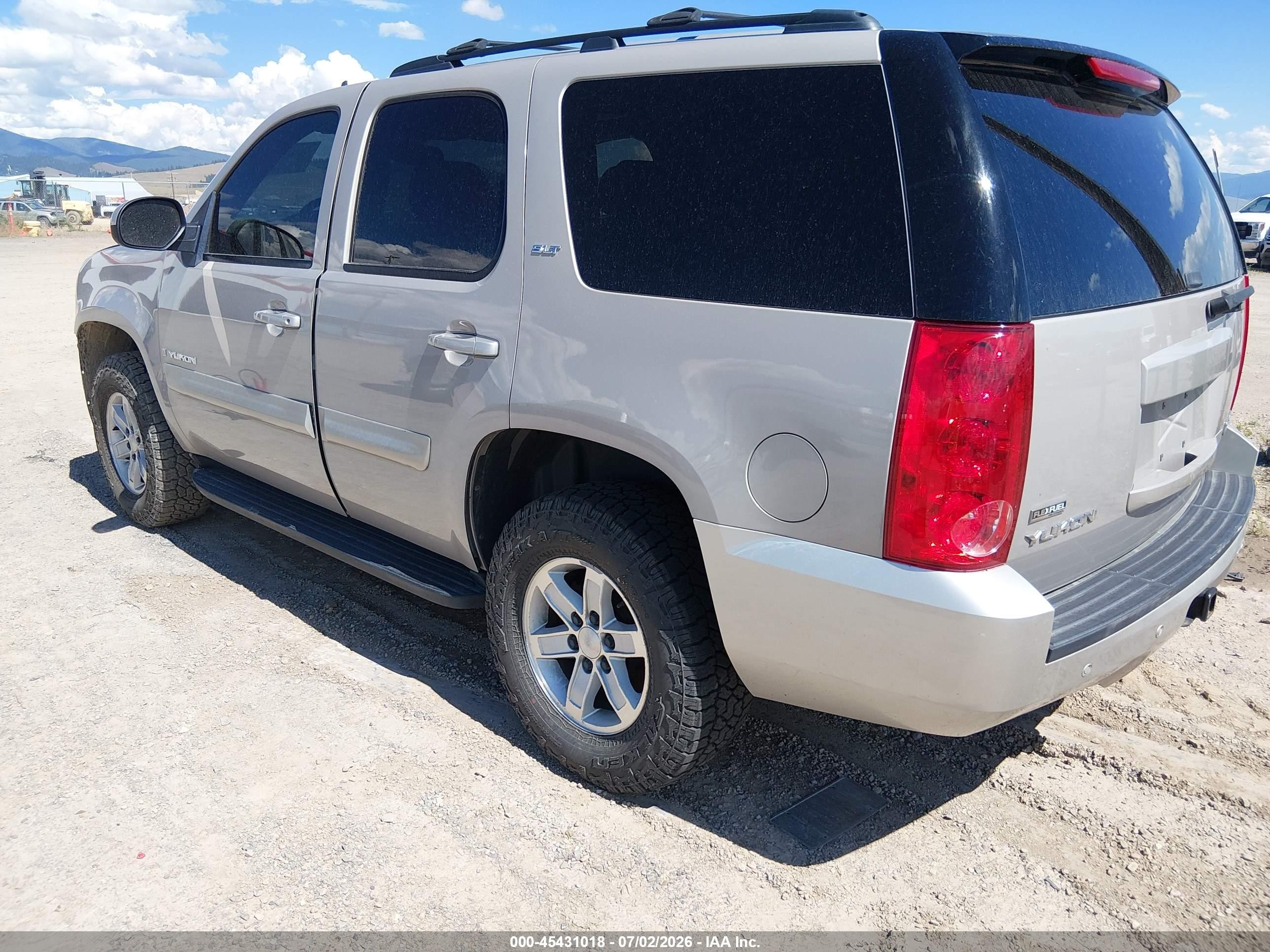 2008 Gmc Yukon Sle/slt Champagne vin: 1GKFK13058J230830
