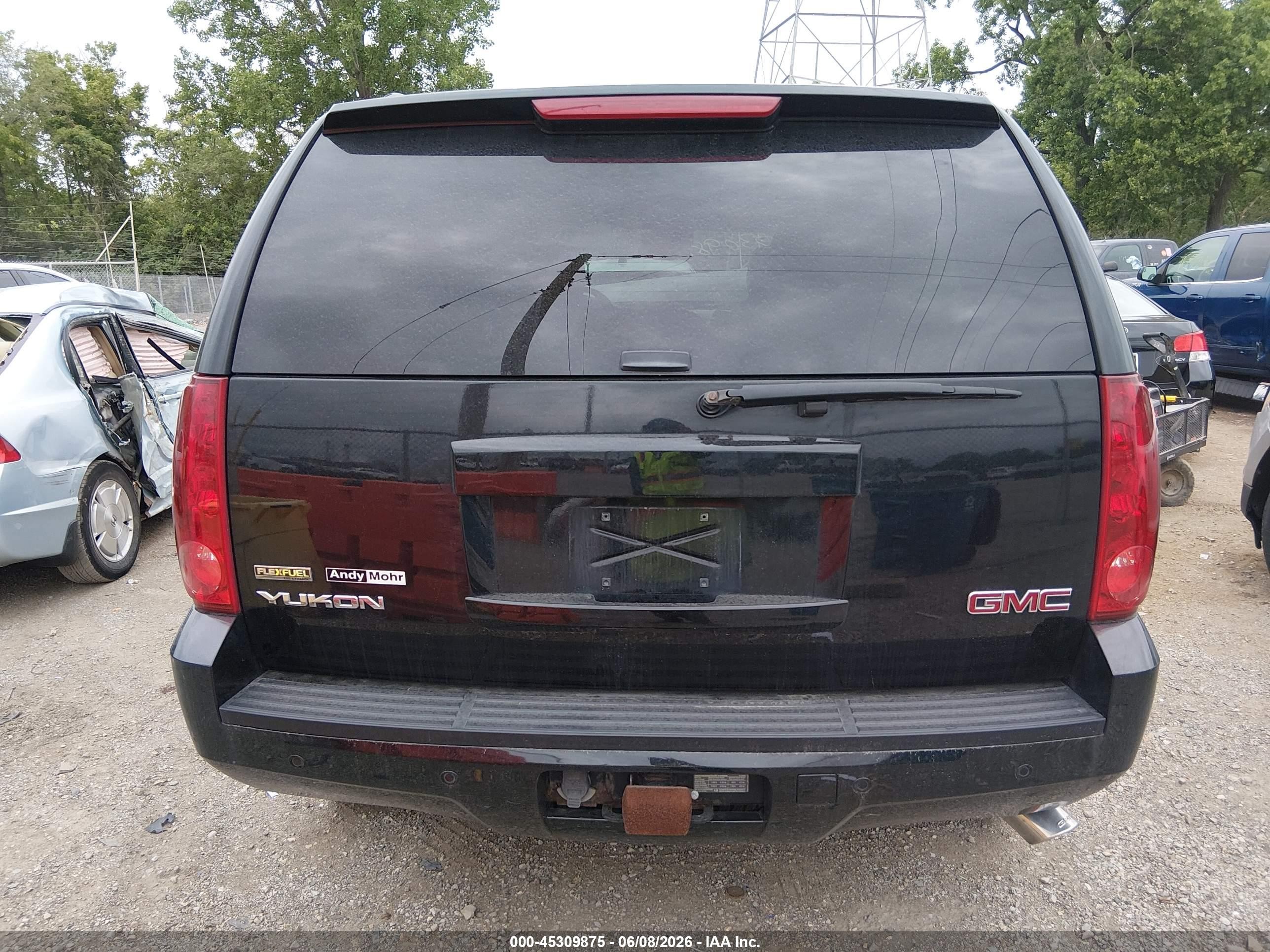 2007 Gmc Yukon Slt Black vin: 1GKFK13067R376122