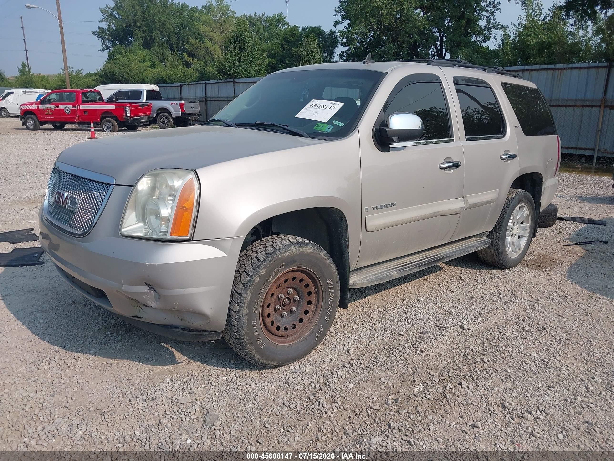 2008 Gmc Yukon Slt Beige vin: 1GKFK13068J125522