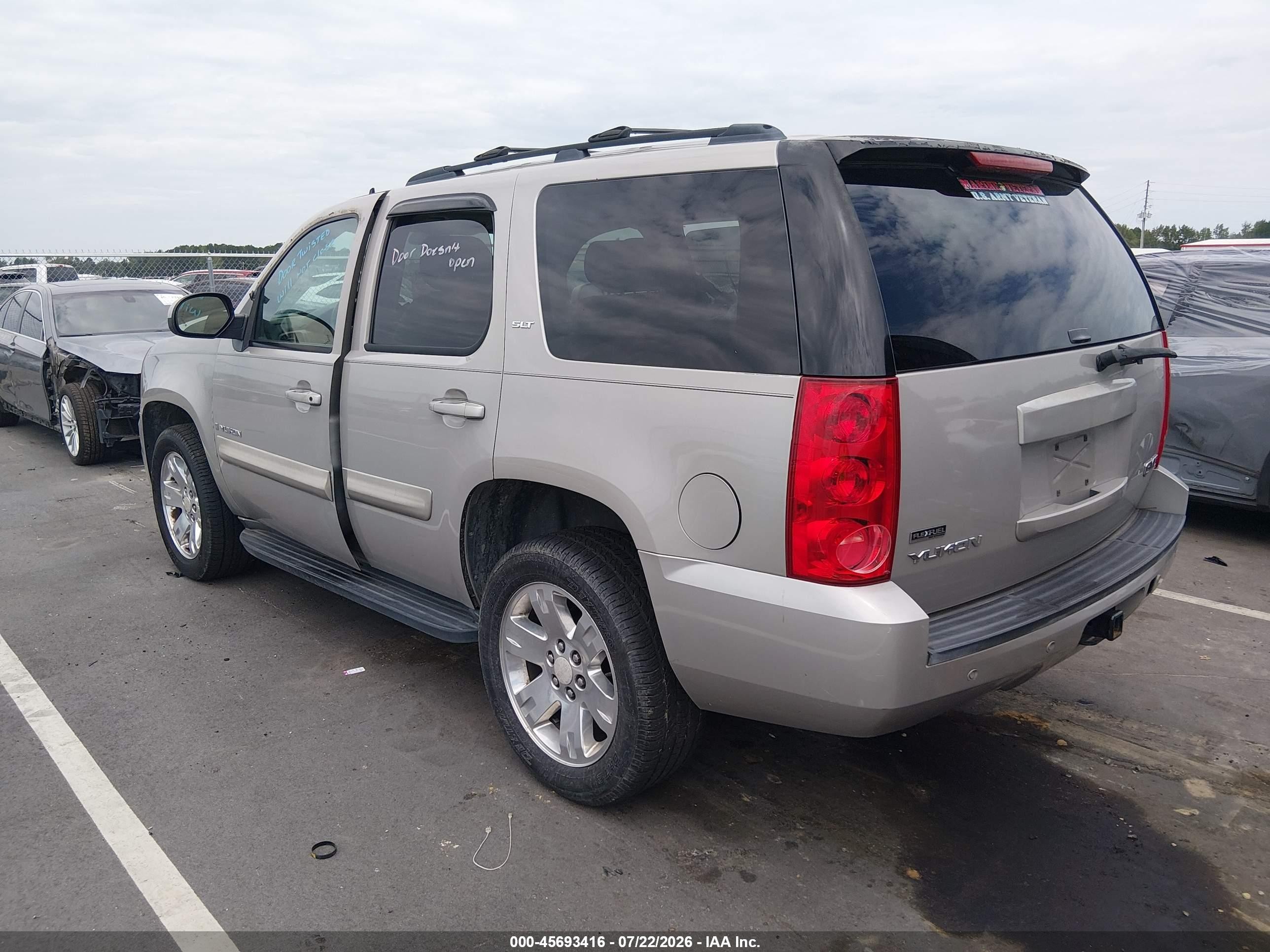 2008 Gmc Yukon Slt Beige vin: 1GKFK13068J226088