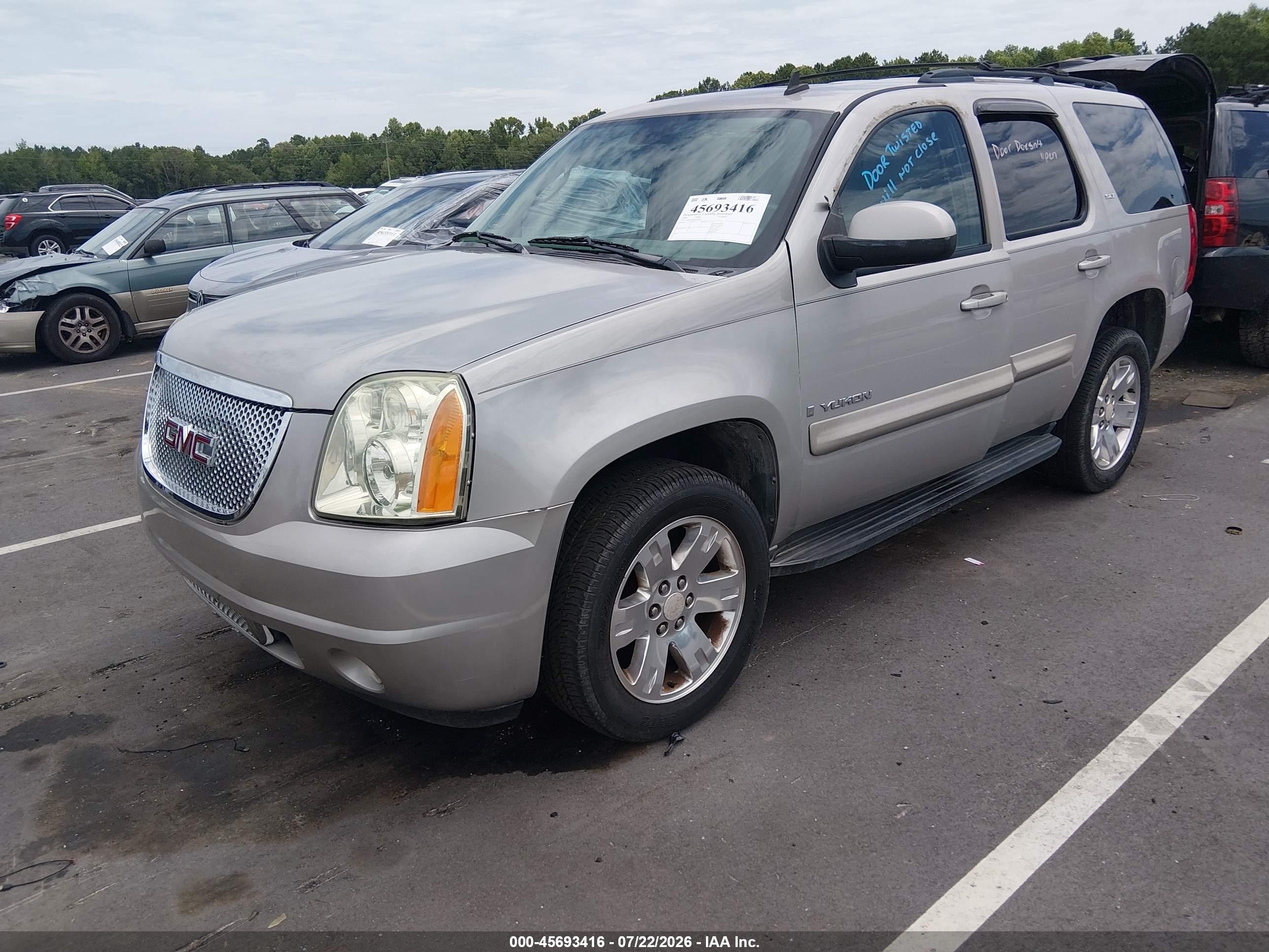2008 Gmc Yukon Slt Beige vin: 1GKFK13068J226088