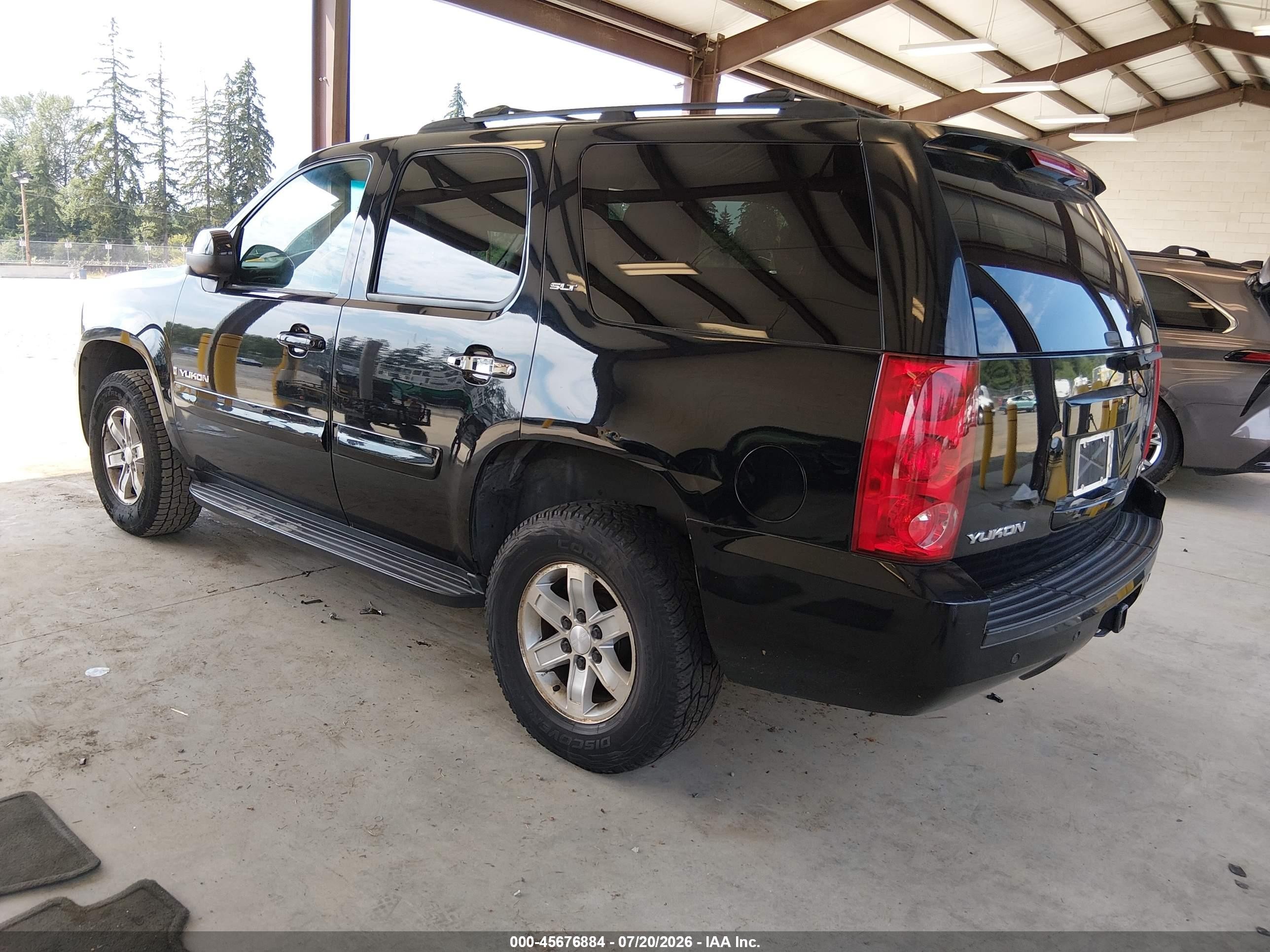 2007 Gmc Yukon Slt Черный vin: 1GKFK13077R190380