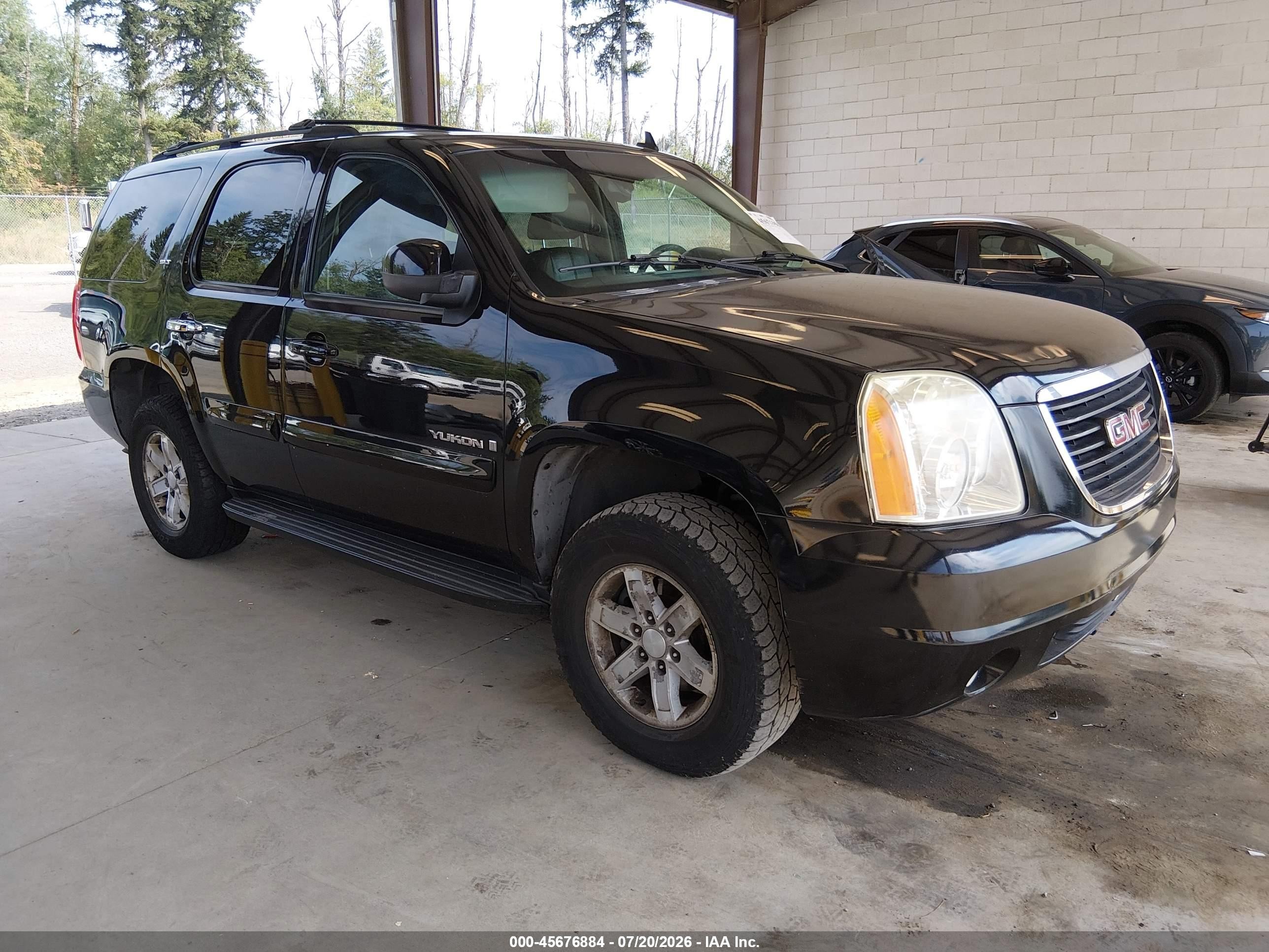 2007 Gmc Yukon Slt Черный vin: 1GKFK13077R190380