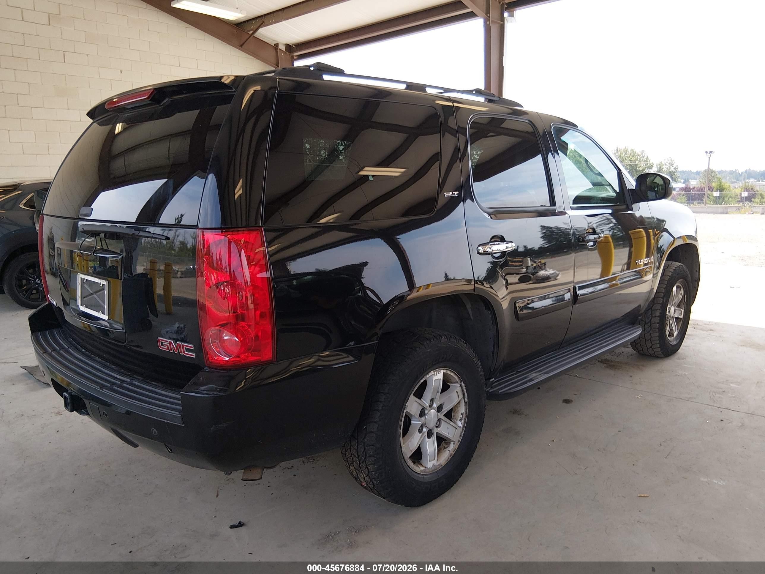2007 Gmc Yukon Slt Черный vin: 1GKFK13077R190380