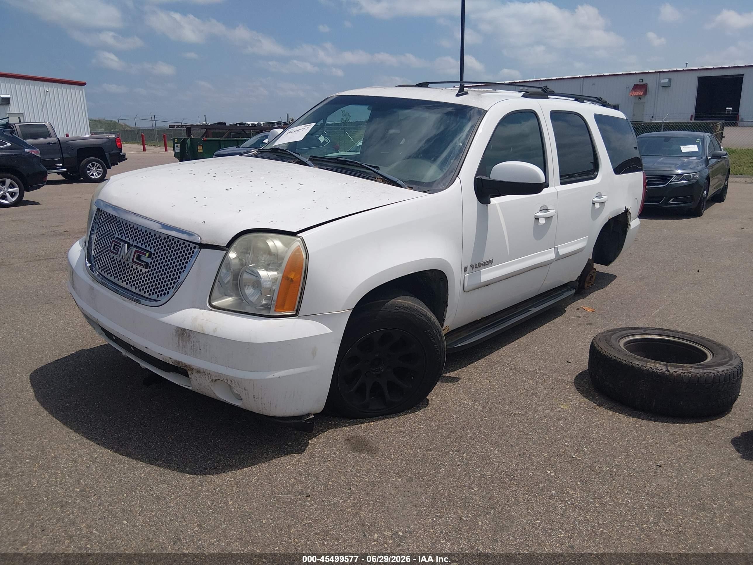 2007 Gmc Yukon Slt White vin: 1GKFK13077R197751