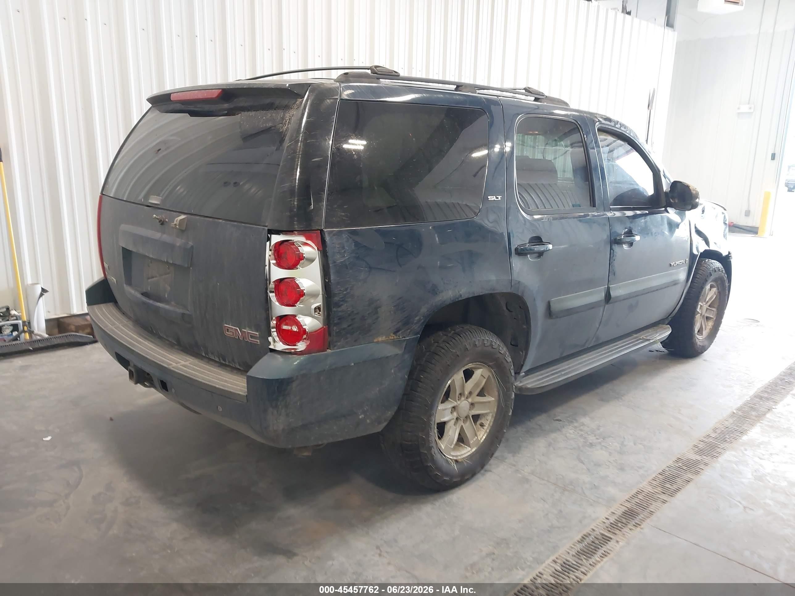 2007 Gmc Yukon Slt Blue vin: 1GKFK13087J264453