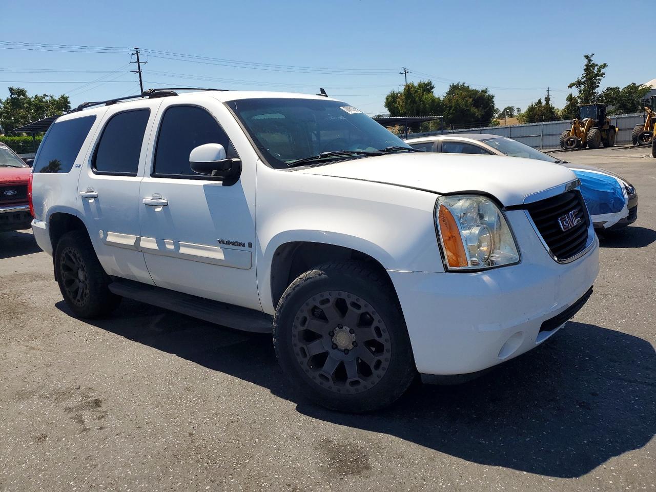2007 Gmc Yukon White vin: 1GKFK13087R229882