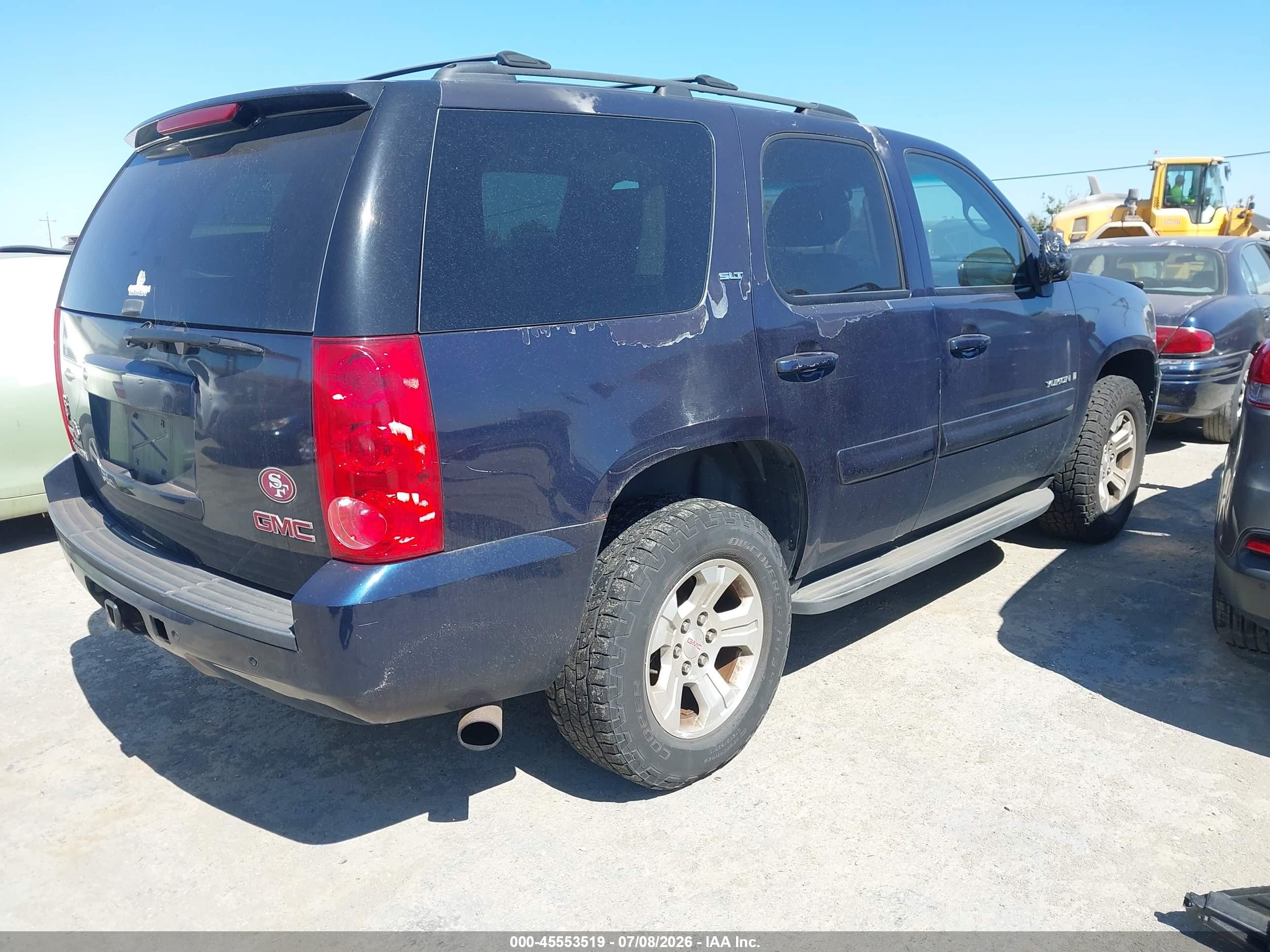 2009 Gmc Yukon Commercial Dark Blue vin: 1GKFK13089R232459