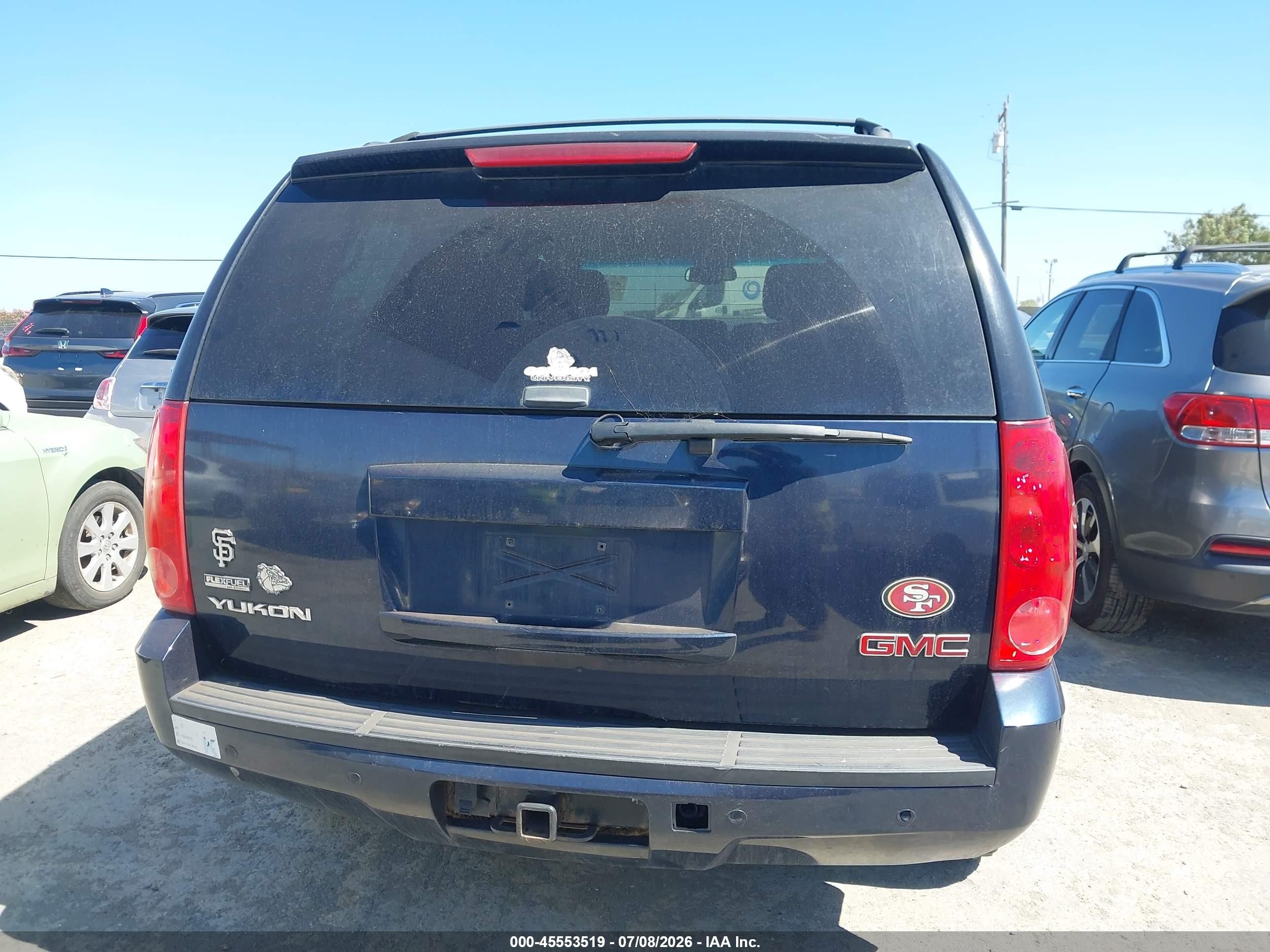 2009 Gmc Yukon Commercial Dark Blue vin: 1GKFK13089R232459