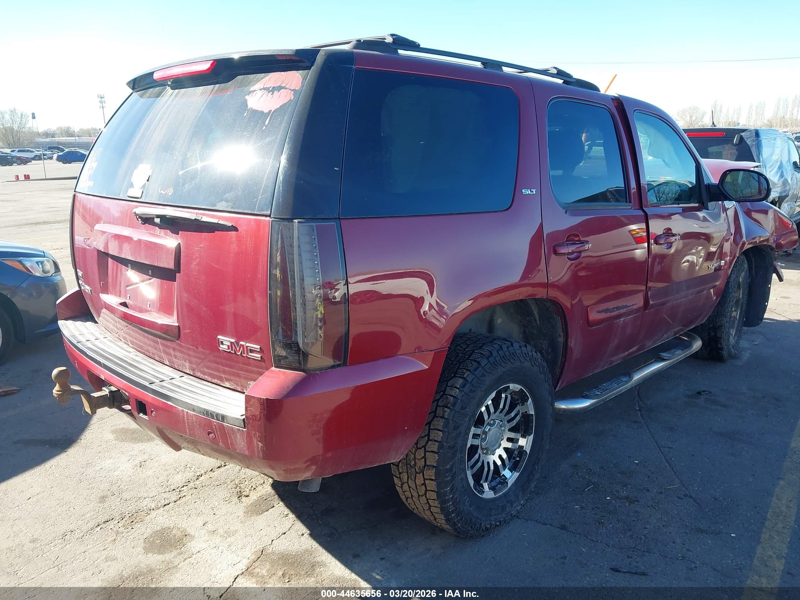 2007 Gmc Yukon Slt Красный vin: 1GKFK13097J221904