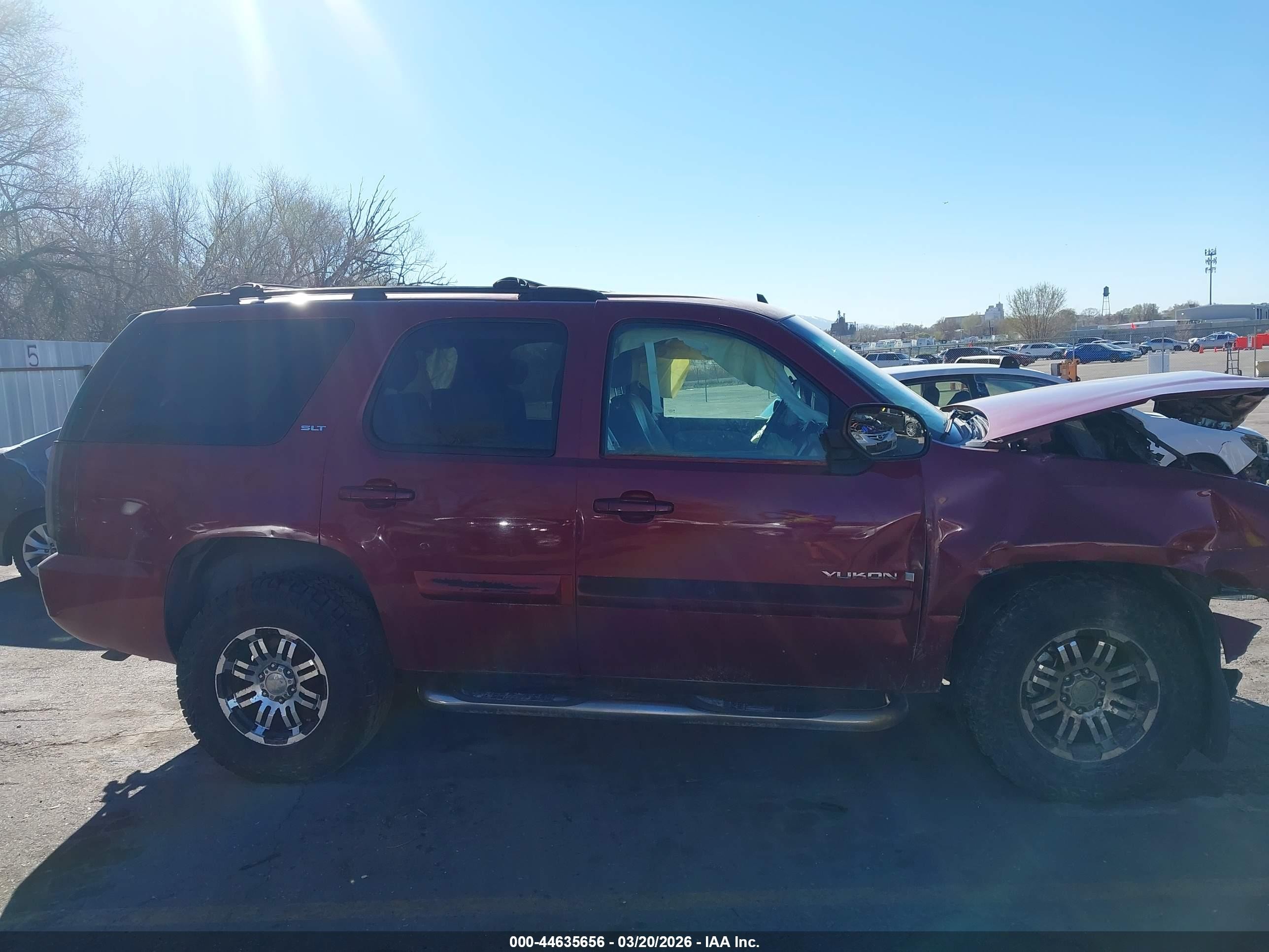 2007 Gmc Yukon Slt Красный vin: 1GKFK13097J221904