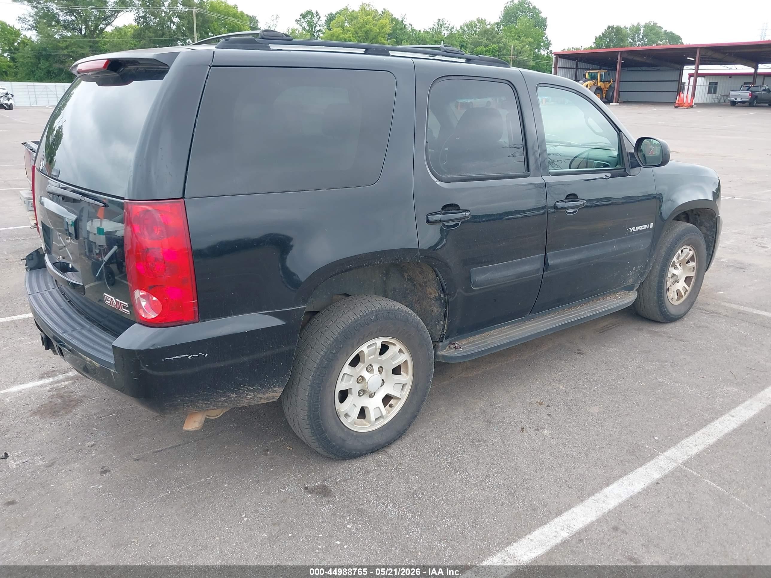 2007 Gmc Yukon Sle Black vin: 1GKFK13097R118421