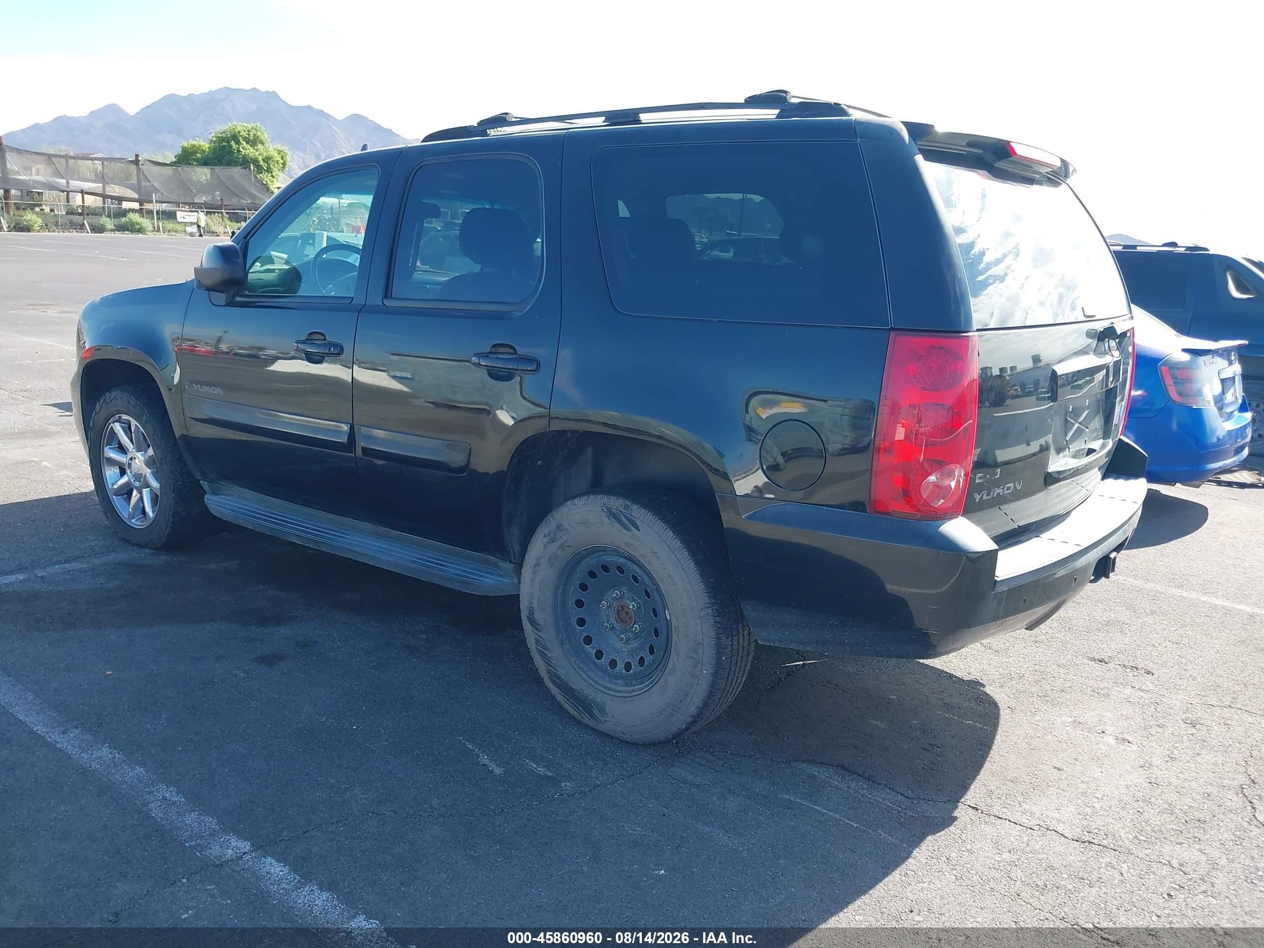2007 Gmc Yukon Commercial Black vin: 1GKFK13097R297933