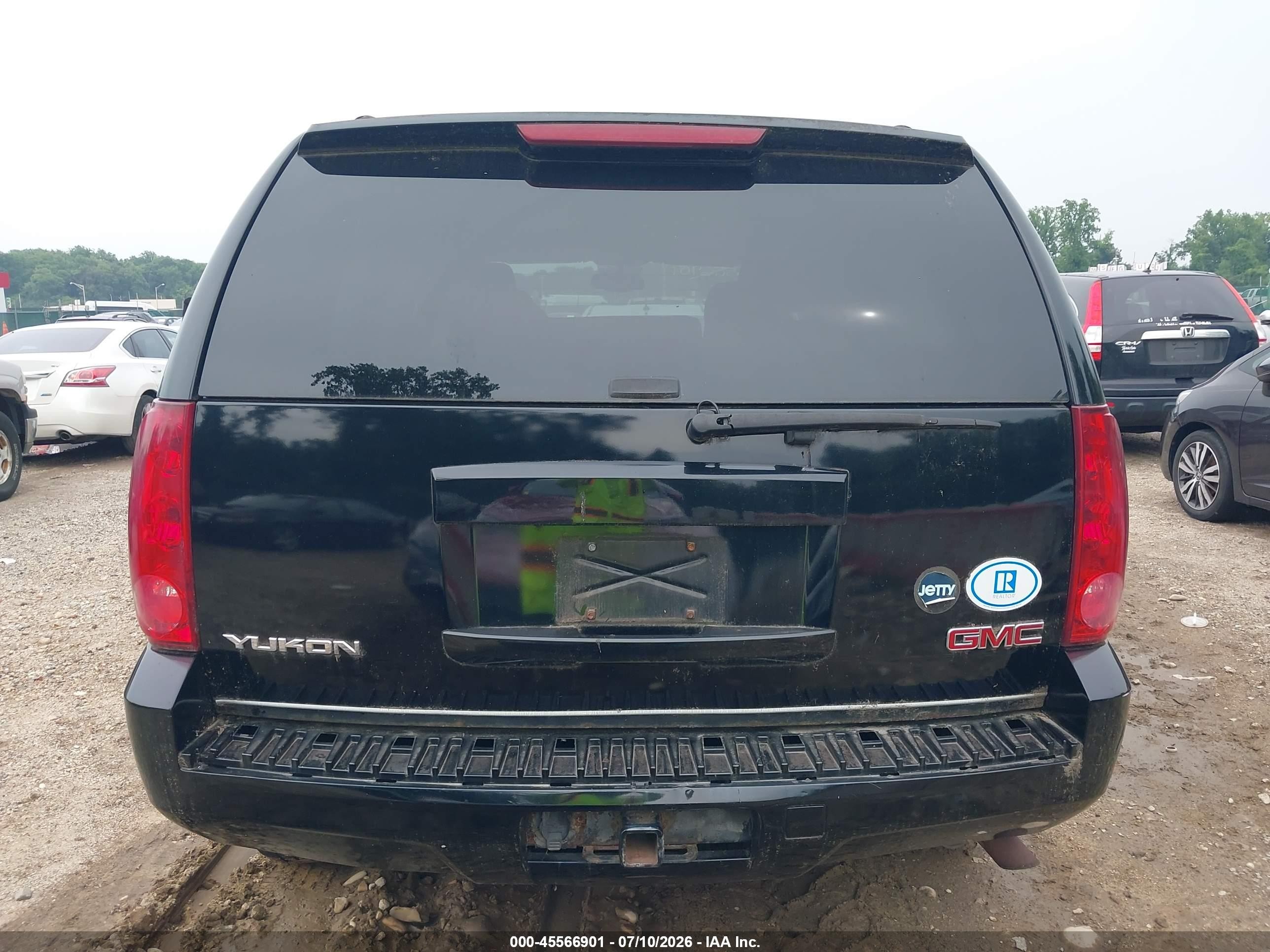 2007 Gmc Yukon Sle Black vin: 1GKFK130X7R159091
