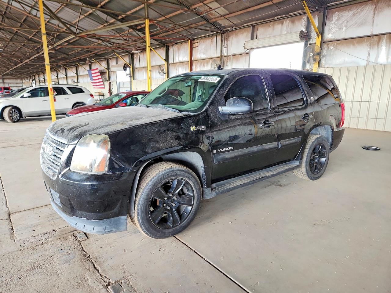 2008 Gmc Yukon Hybrid Black vin: 1GKFK13518R220809