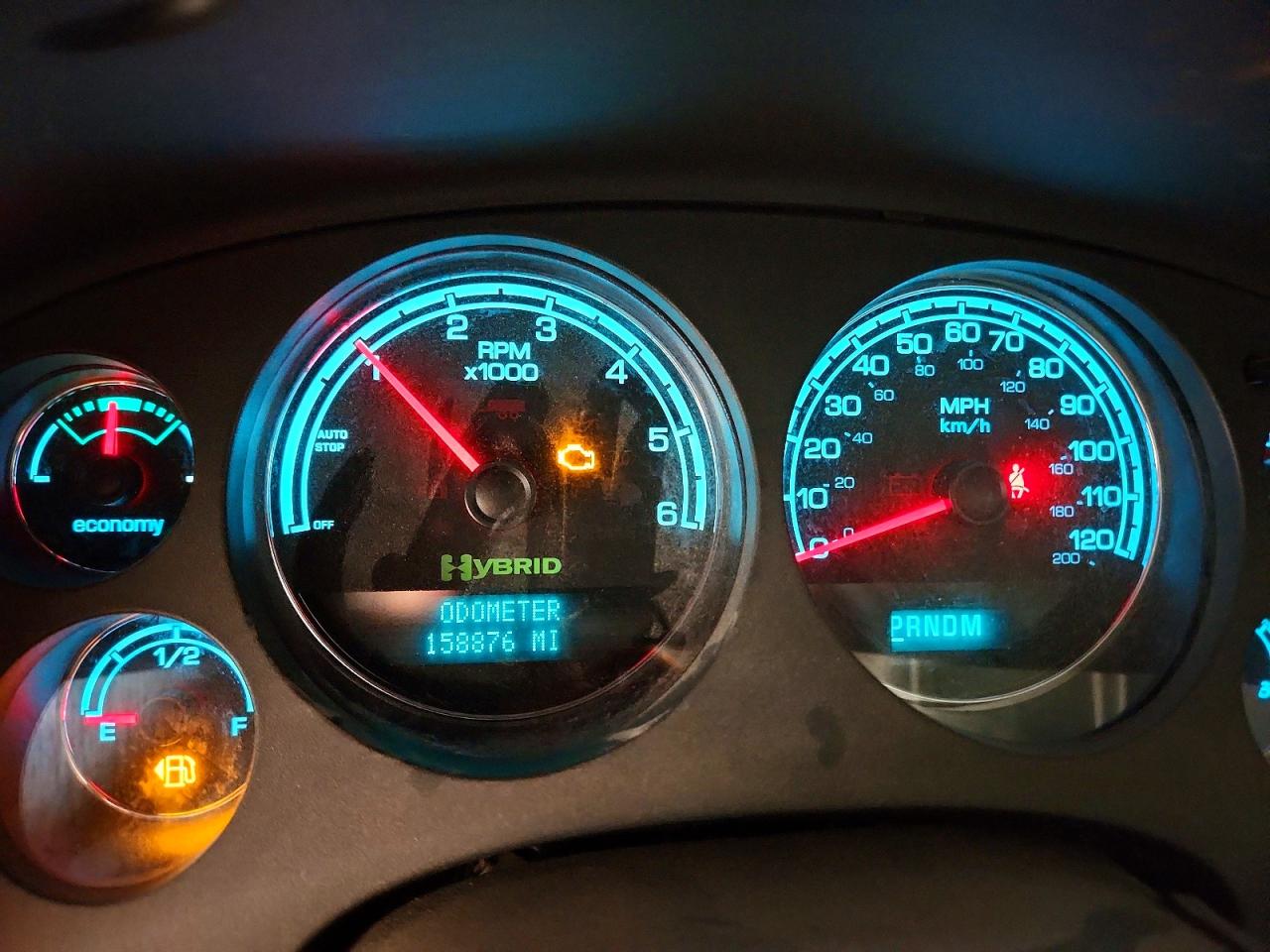 2008 Gmc Yukon Hybrid Black vin: 1GKFK13518R220809