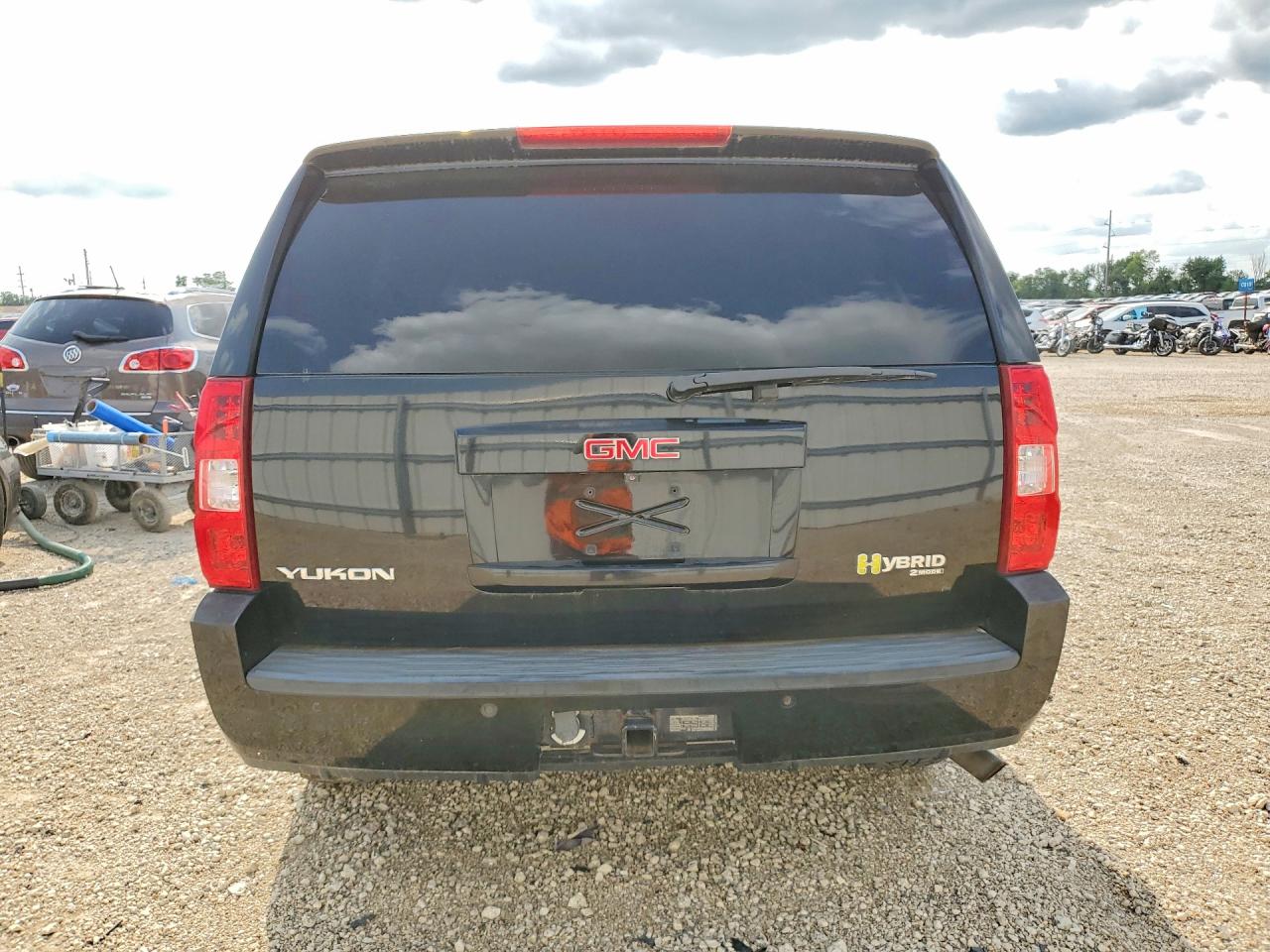 2008 Gmc Yukon Hybrid Black vin: 1GKFK13548R175316