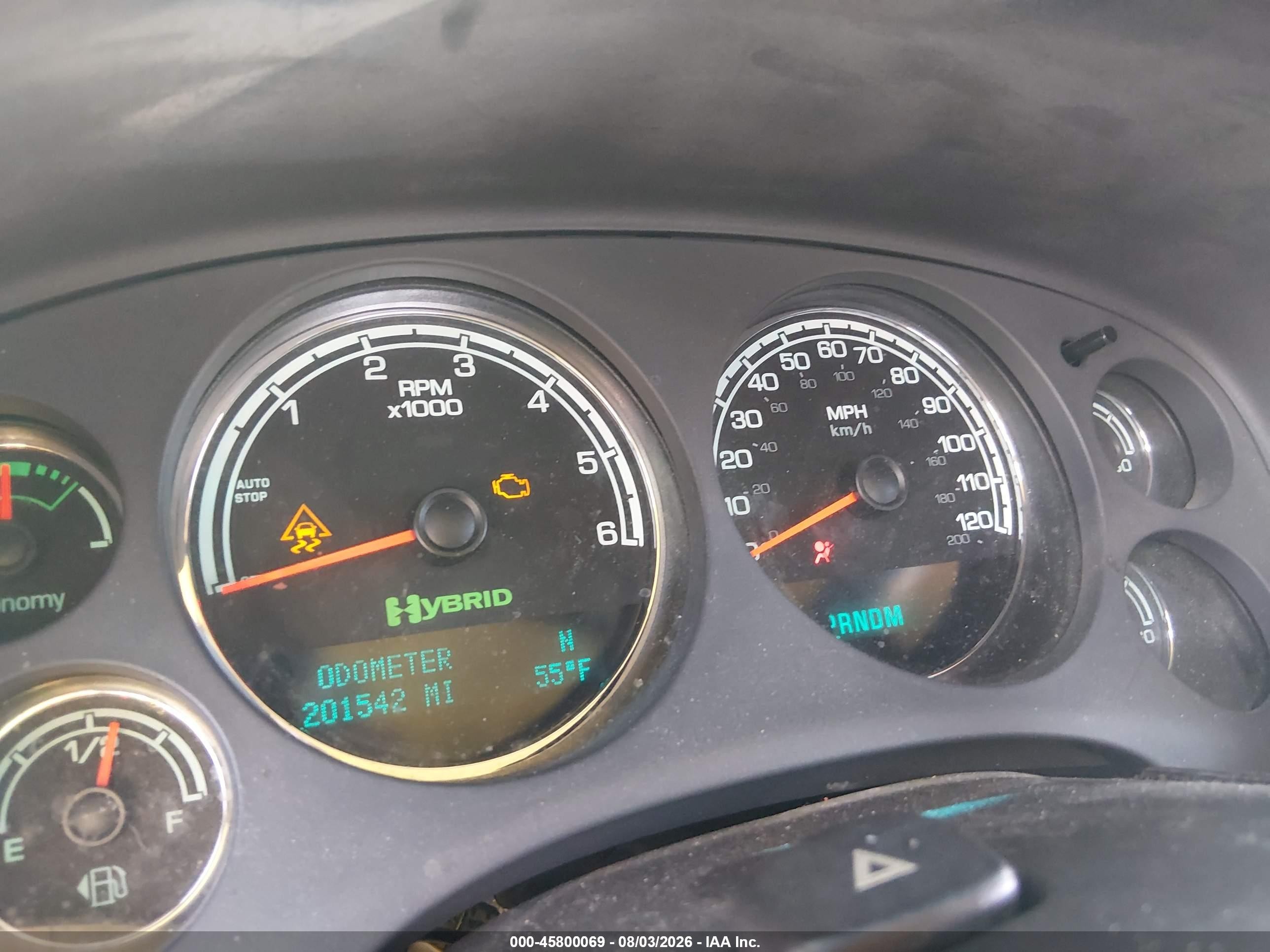 2009 Gmc Yukon Hybrid   Black vin: 1GKFK13549R105803