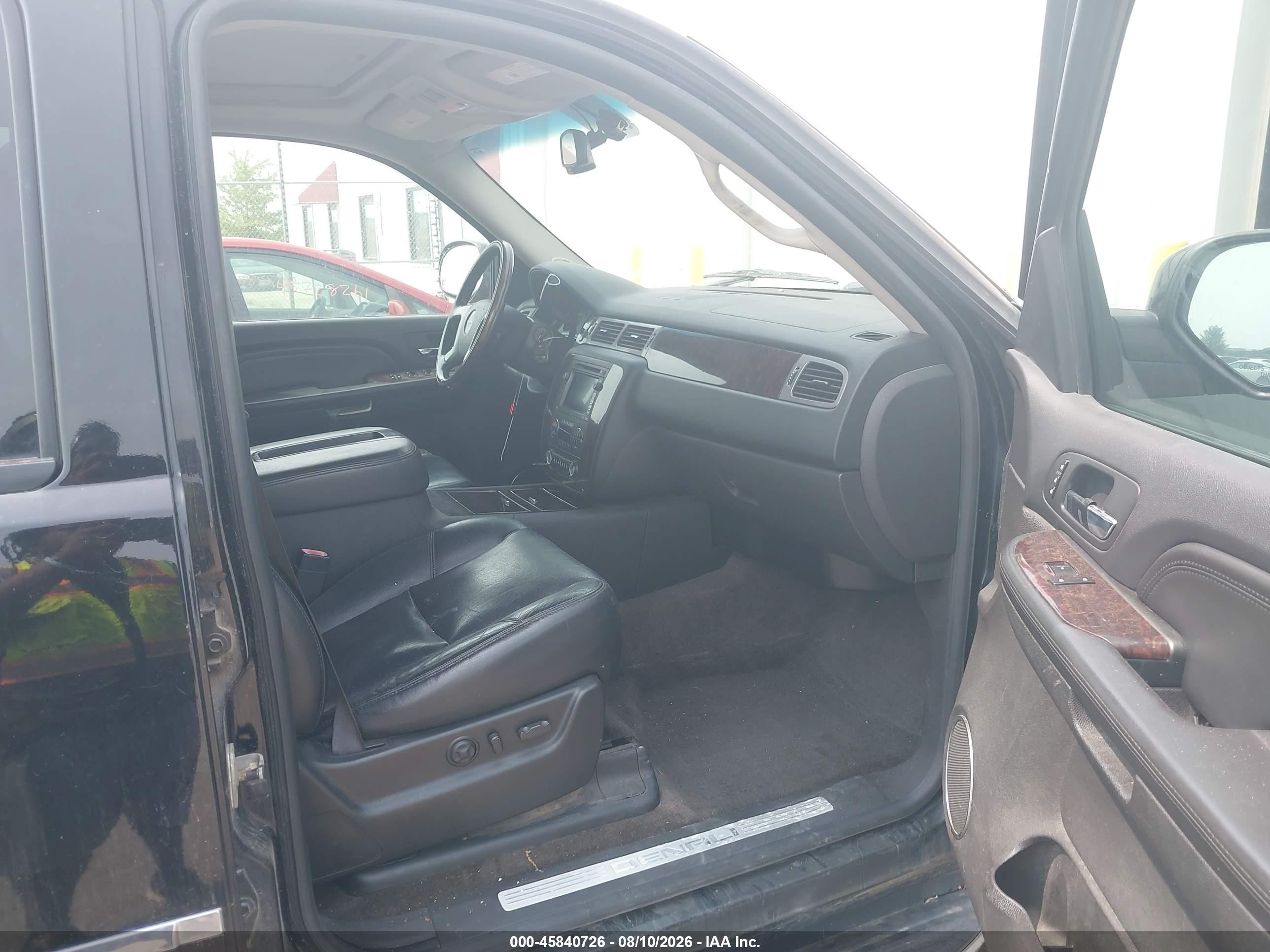 2009 Gmc Yukon Xl 1500 Denali Black vin: 1GKFK162X9J102095