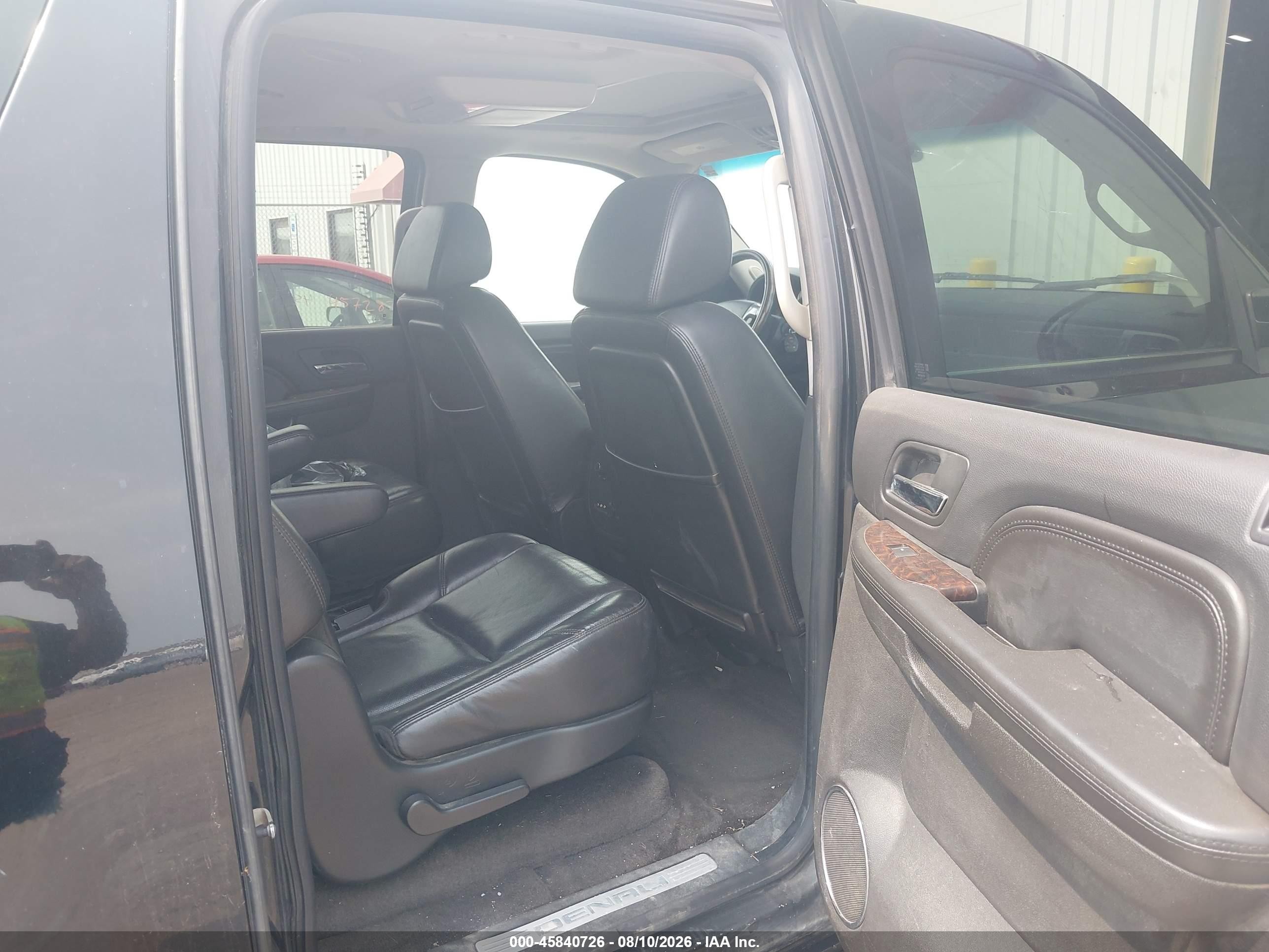 2009 Gmc Yukon Xl 1500 Denali Black vin: 1GKFK162X9J102095