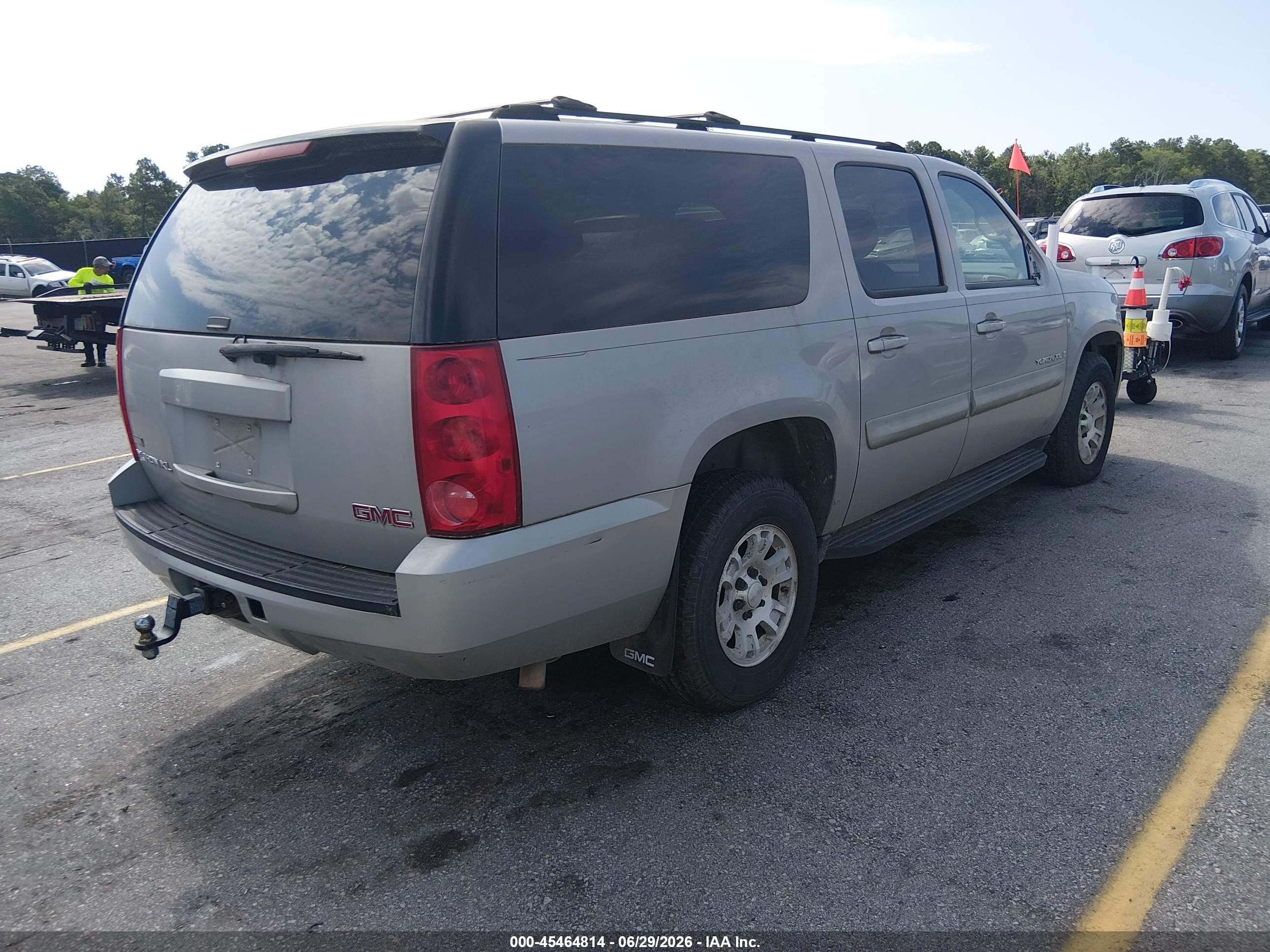 2007 Gmc Yukon Xl Slt Gray vin: 1GKFK16337J229552