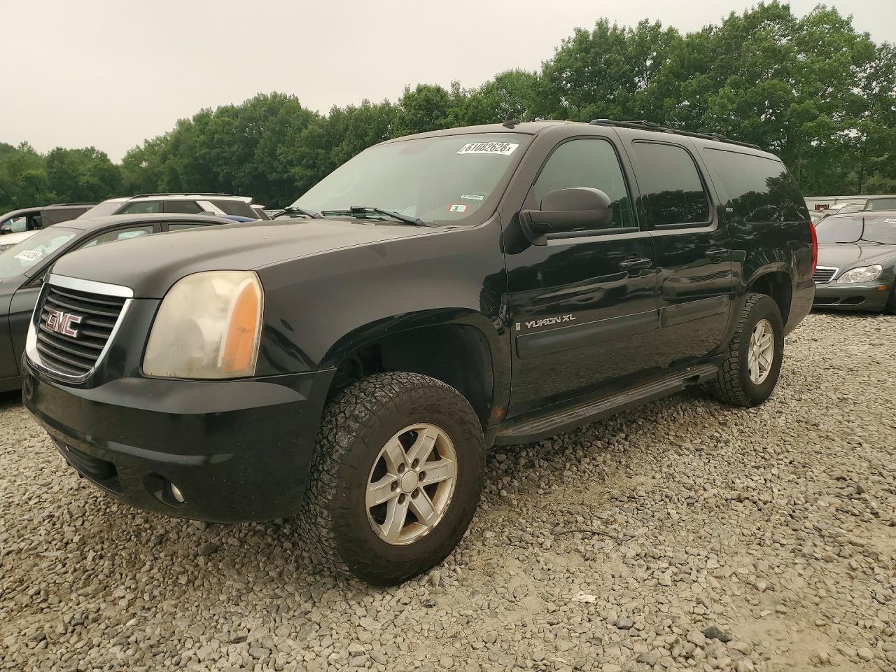 2007 Gmc Yukon Xl K1500 Black vin: 1GKFK16347R382779