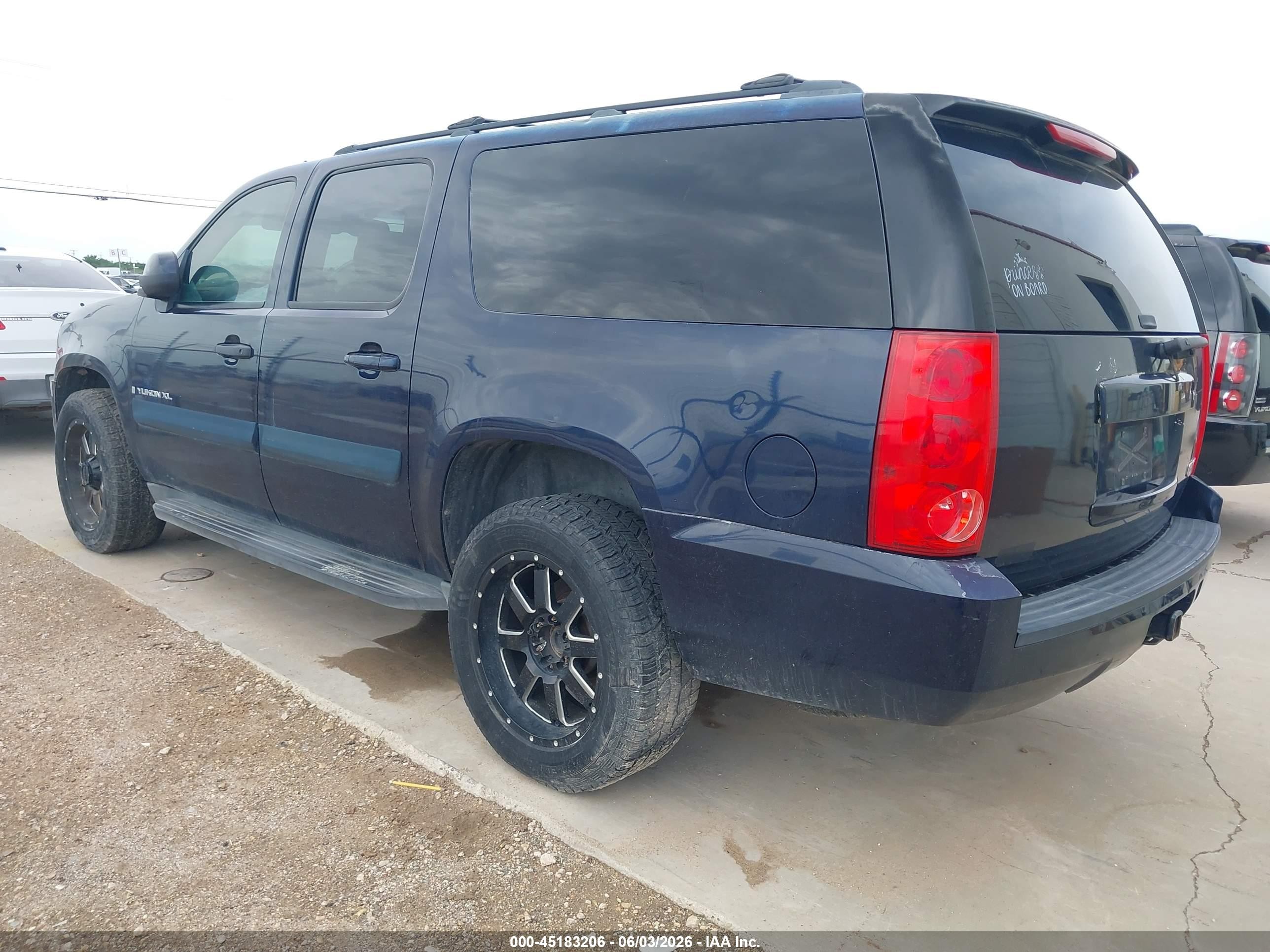 2007 Gmc Yukon Xl 1500 Sle Синий vin: 1GKFK16347R412122