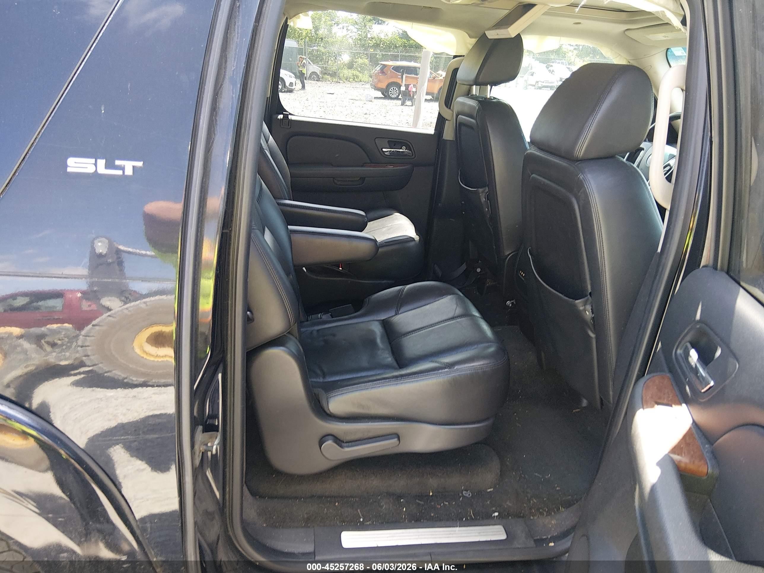 2008 Gmc Yukon Xl 1500 Slt Black vin: 1GKFK16348J149078