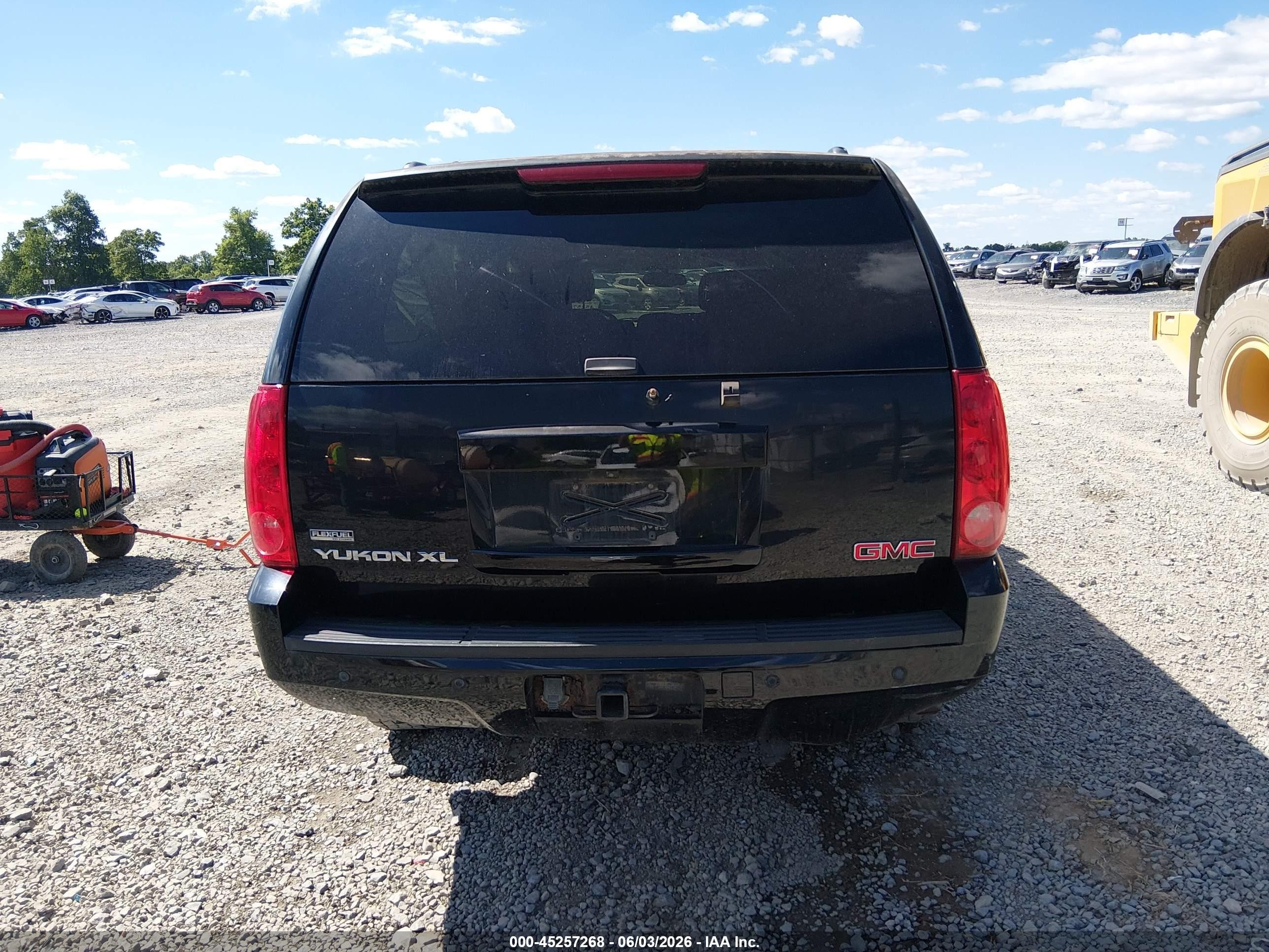 2008 Gmc Yukon Xl 1500 Slt Black vin: 1GKFK16348J149078