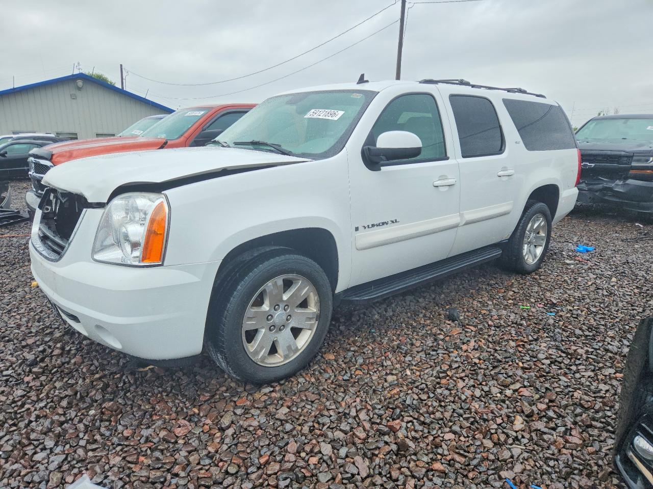 2008 Gmc Yukon Xl K1500 White vin: 1GKFK16348R176220