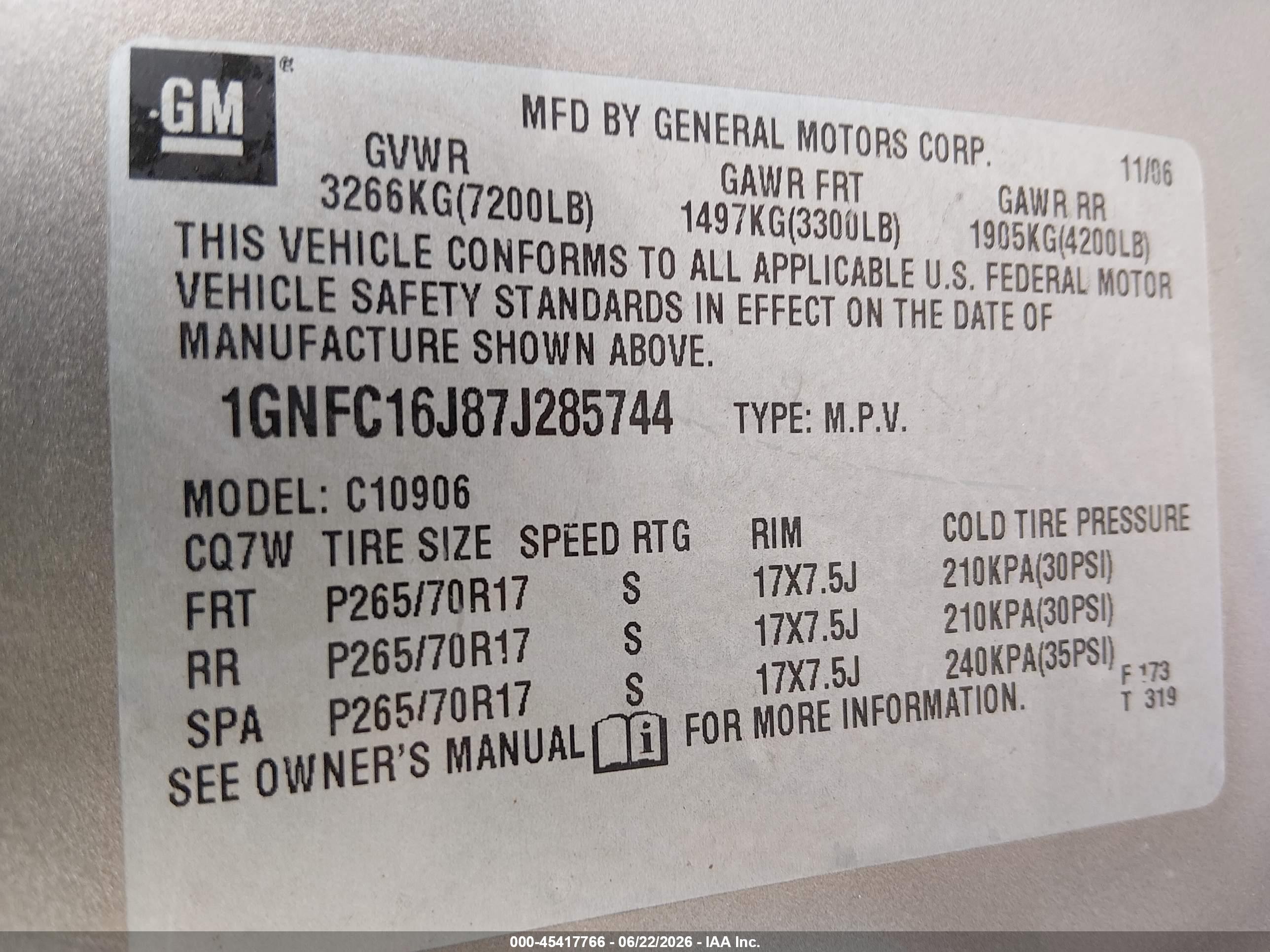 2008 Gmc Yukon Xl 1500 Slt Gray vin: 1GKFK16358R187811