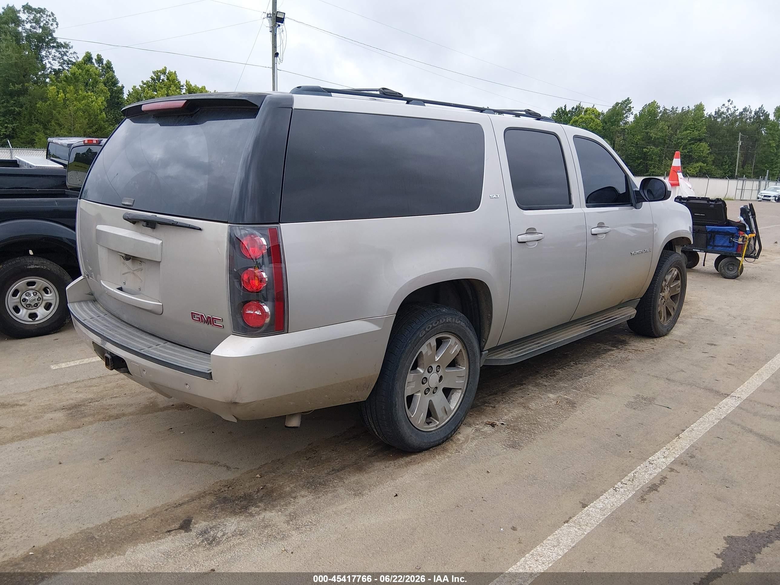 2008 Gmc Yukon Xl 1500 Slt Gray vin: 1GKFK16358R187811