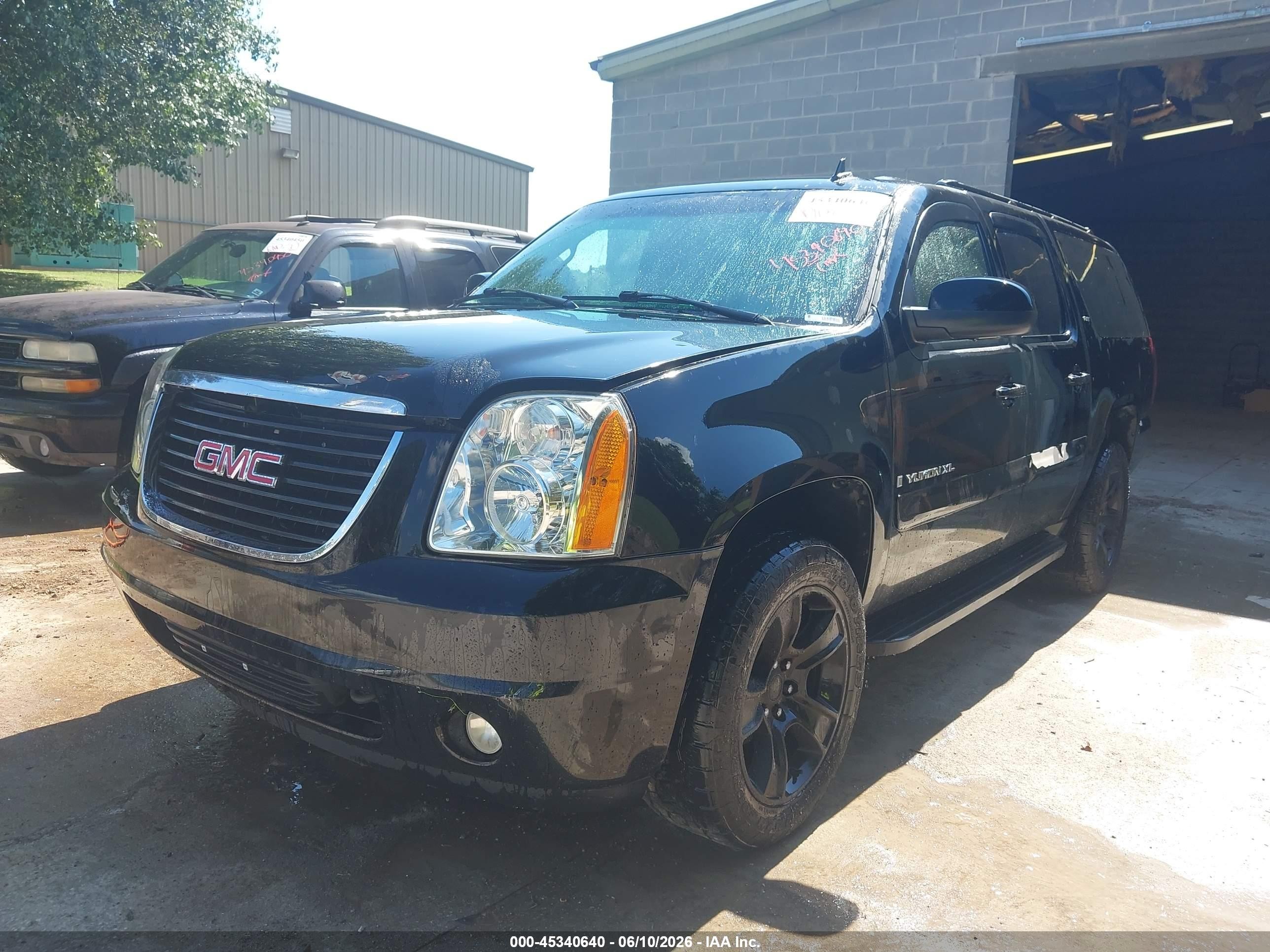 2007 Gmc Yukon Xl Slt Black vin: 1GKFK16367J355131