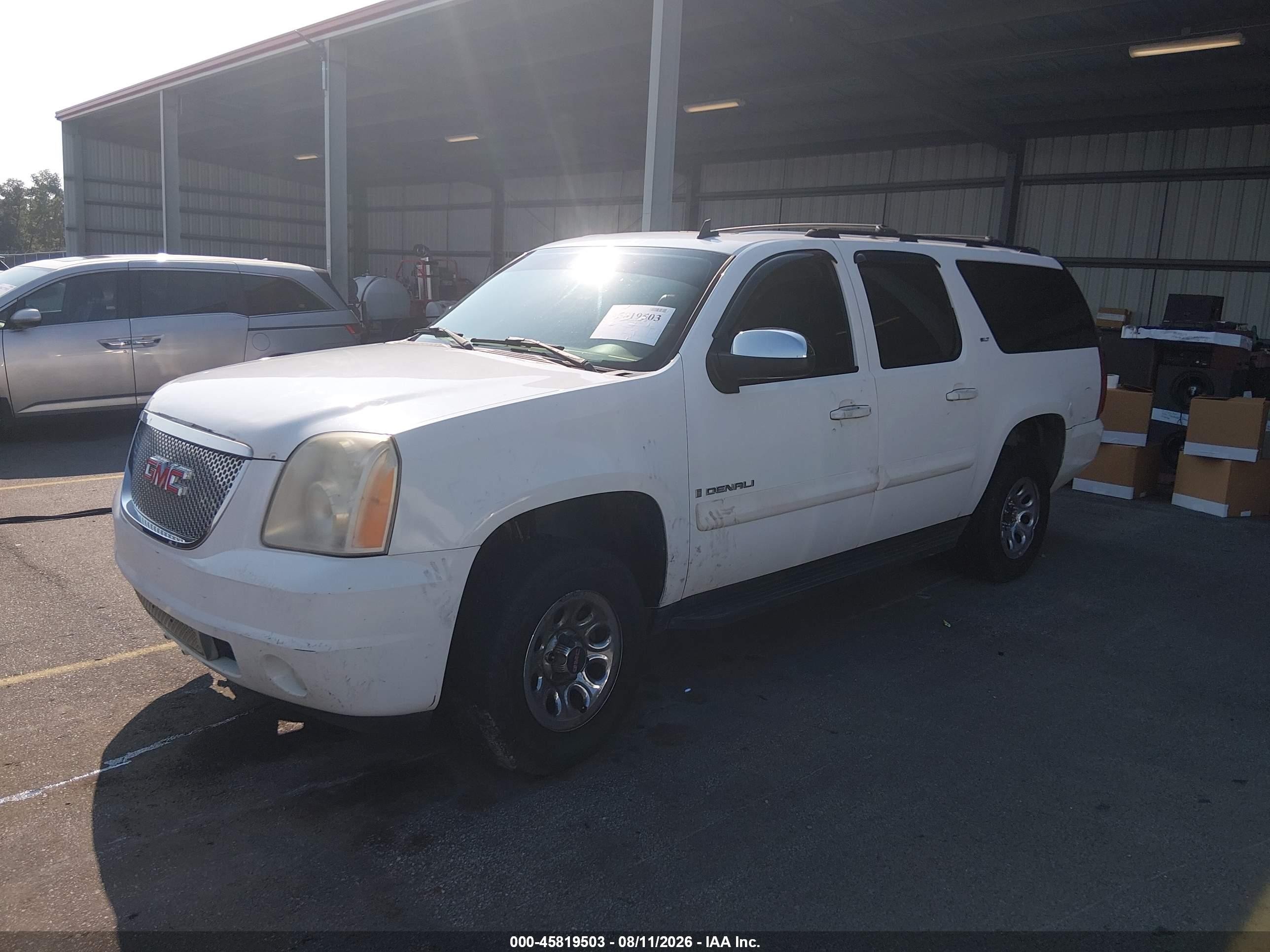 2007 Gmc Yukon Xl 1500 Slt White vin: 1GKFK16377R265648