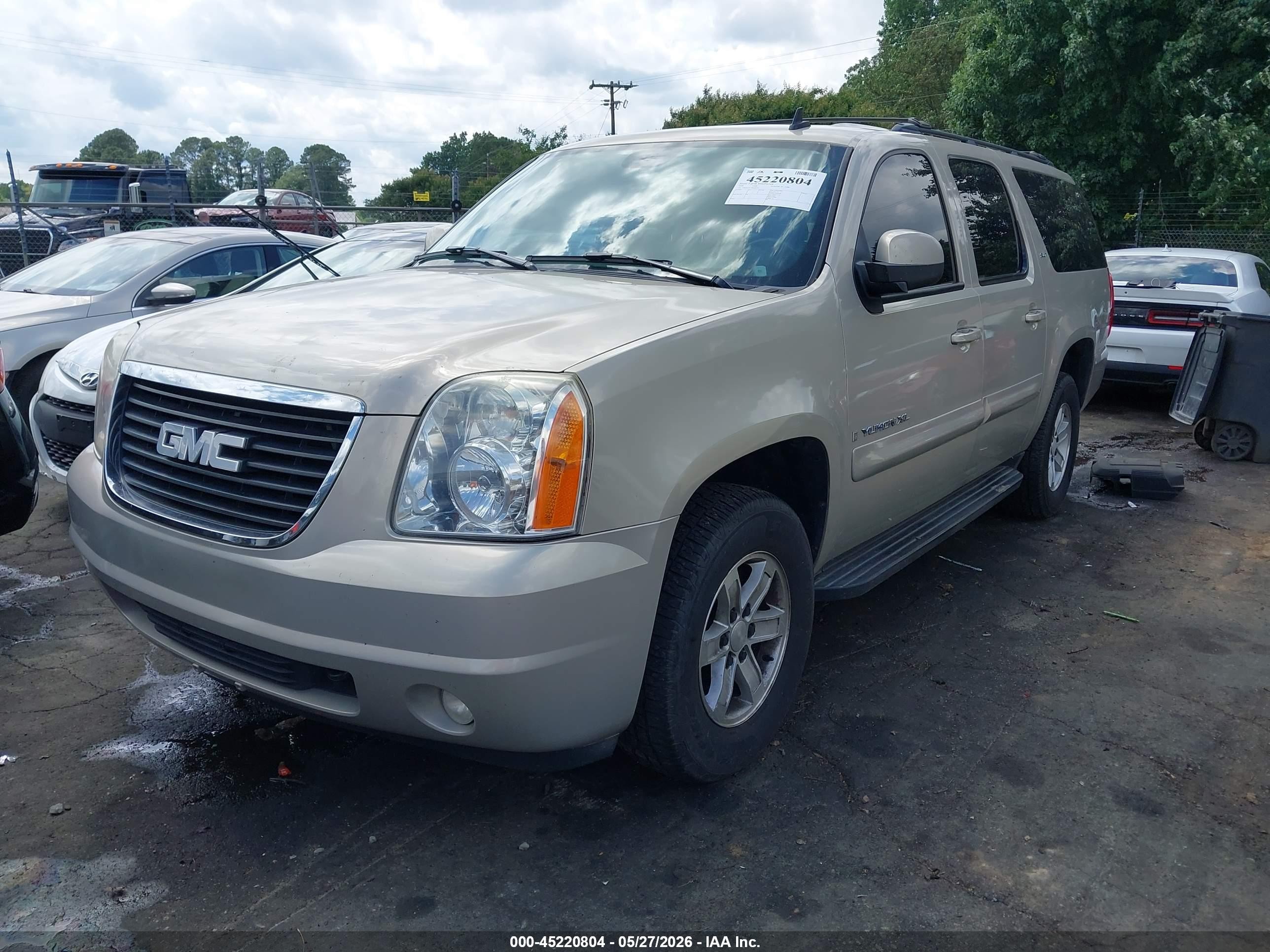 2008 Gmc Yukon Xl 1500 Slt Champagne vin: 1GKFK16378R104203