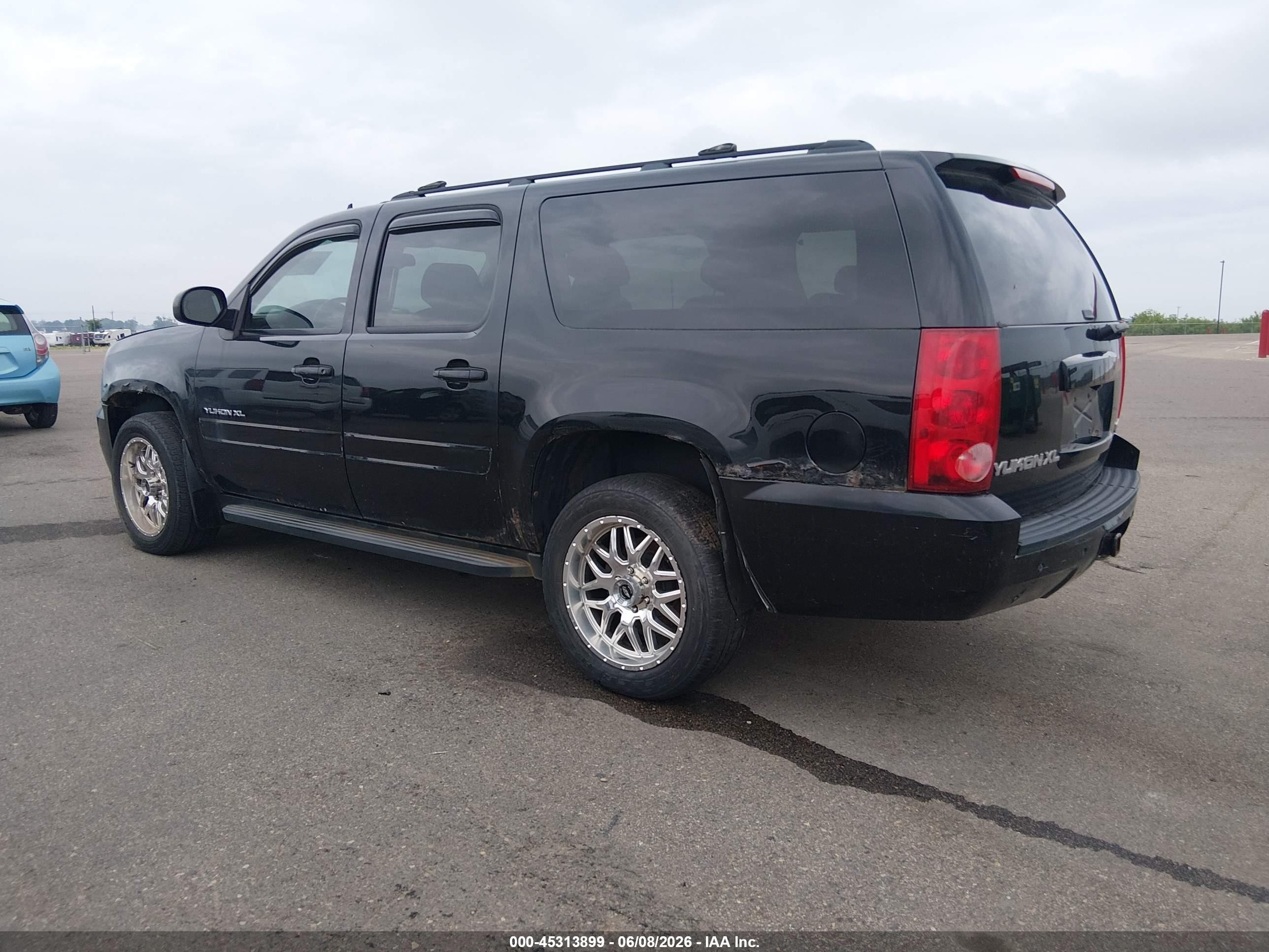 2008 Gmc Yukon Xl 1500 Slt Black vin: 1GKFK16378R253601