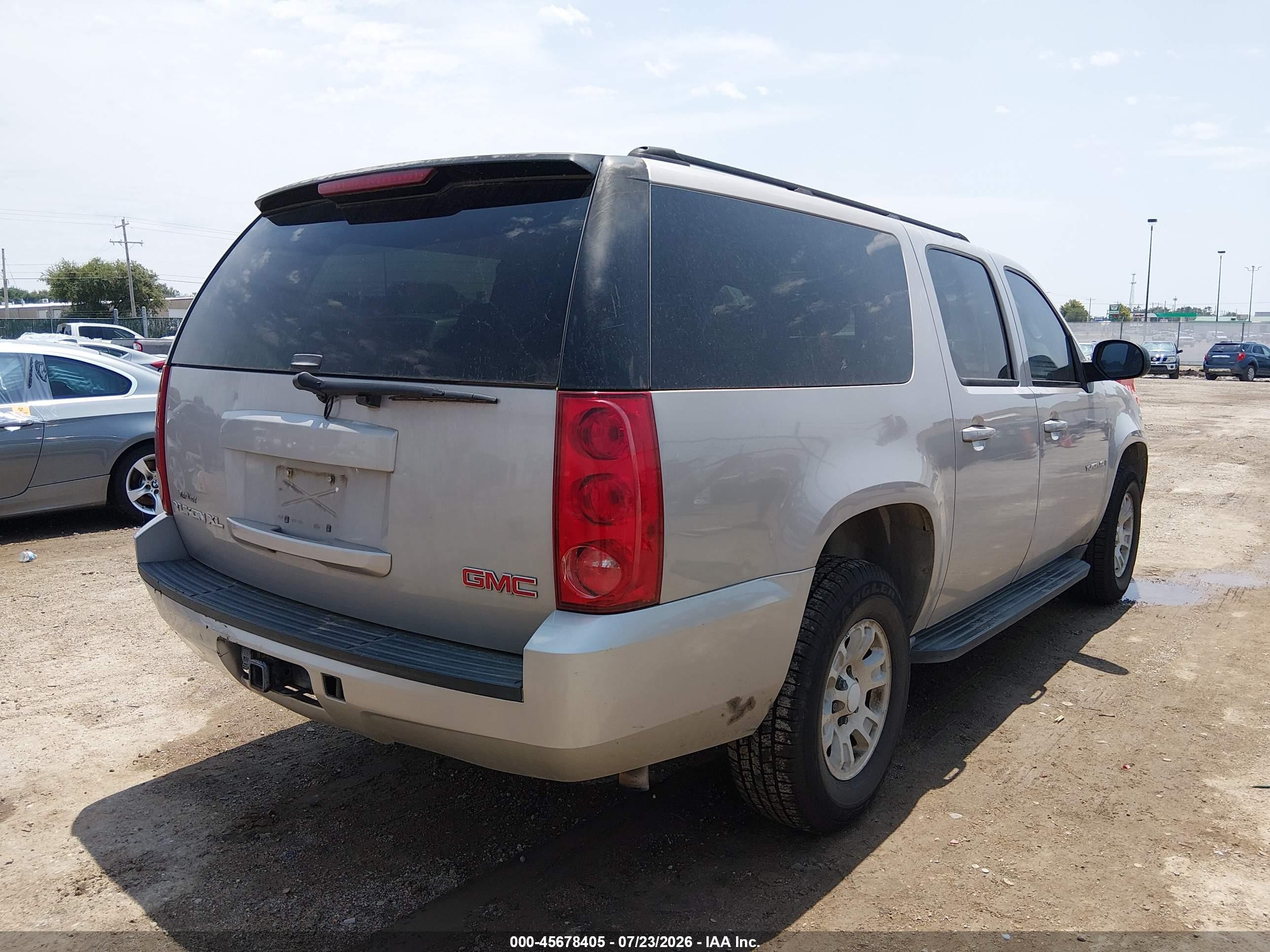 2007 Gmc Yukon Xl Slt Gray vin: 1GKFK16387J176105