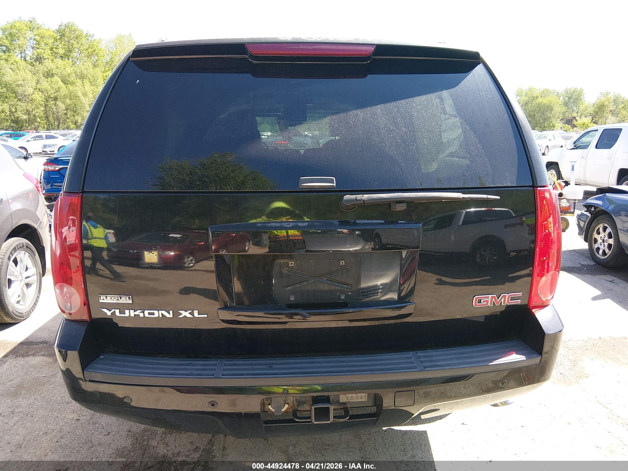 2008 Gmc Yukon Xl 1500 Slt Black vin: 1GKFK16388R162482