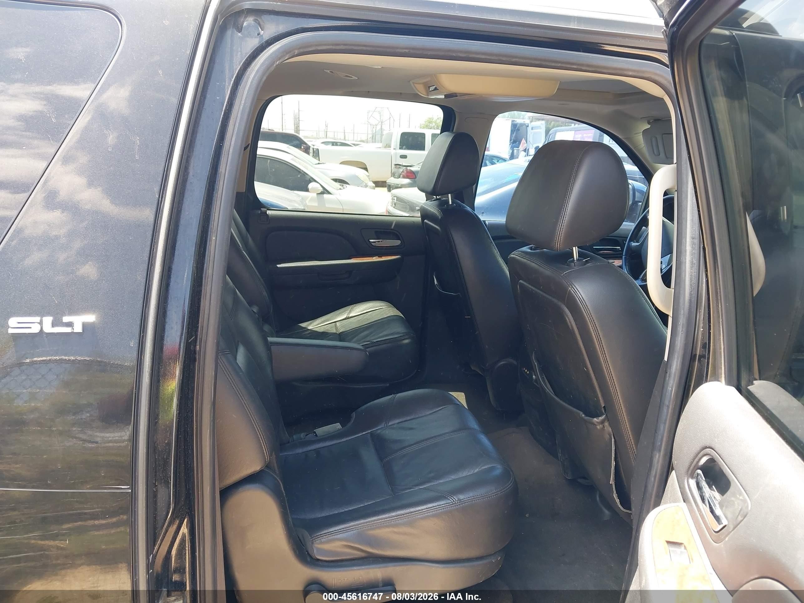 2008 Gmc Yukon Xl 1500 Slt Black vin: 1GKFK16388R266339