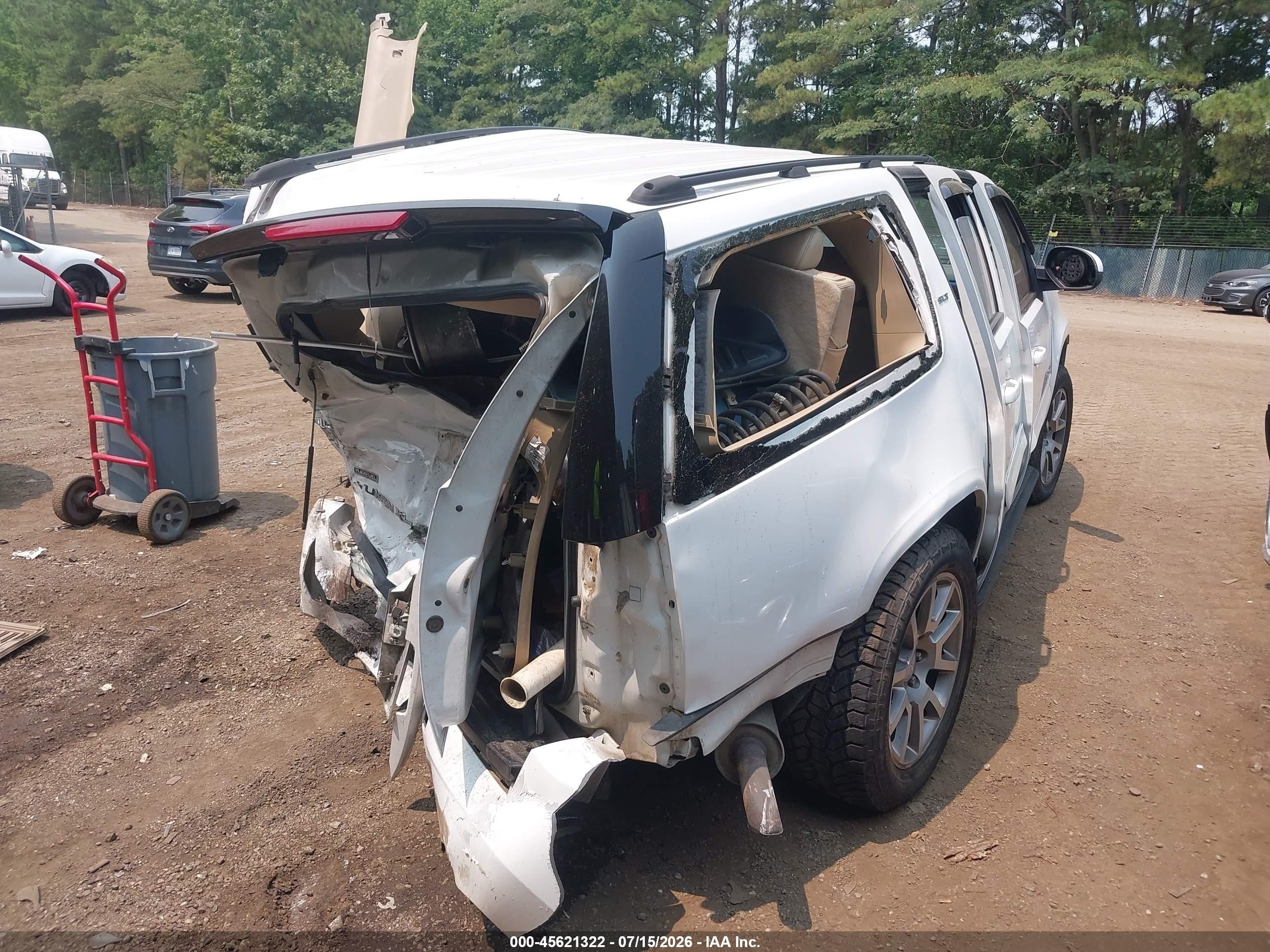 2007 Gmc Yukon Xl Slt Белый vin: 1GKFK163X7J201568