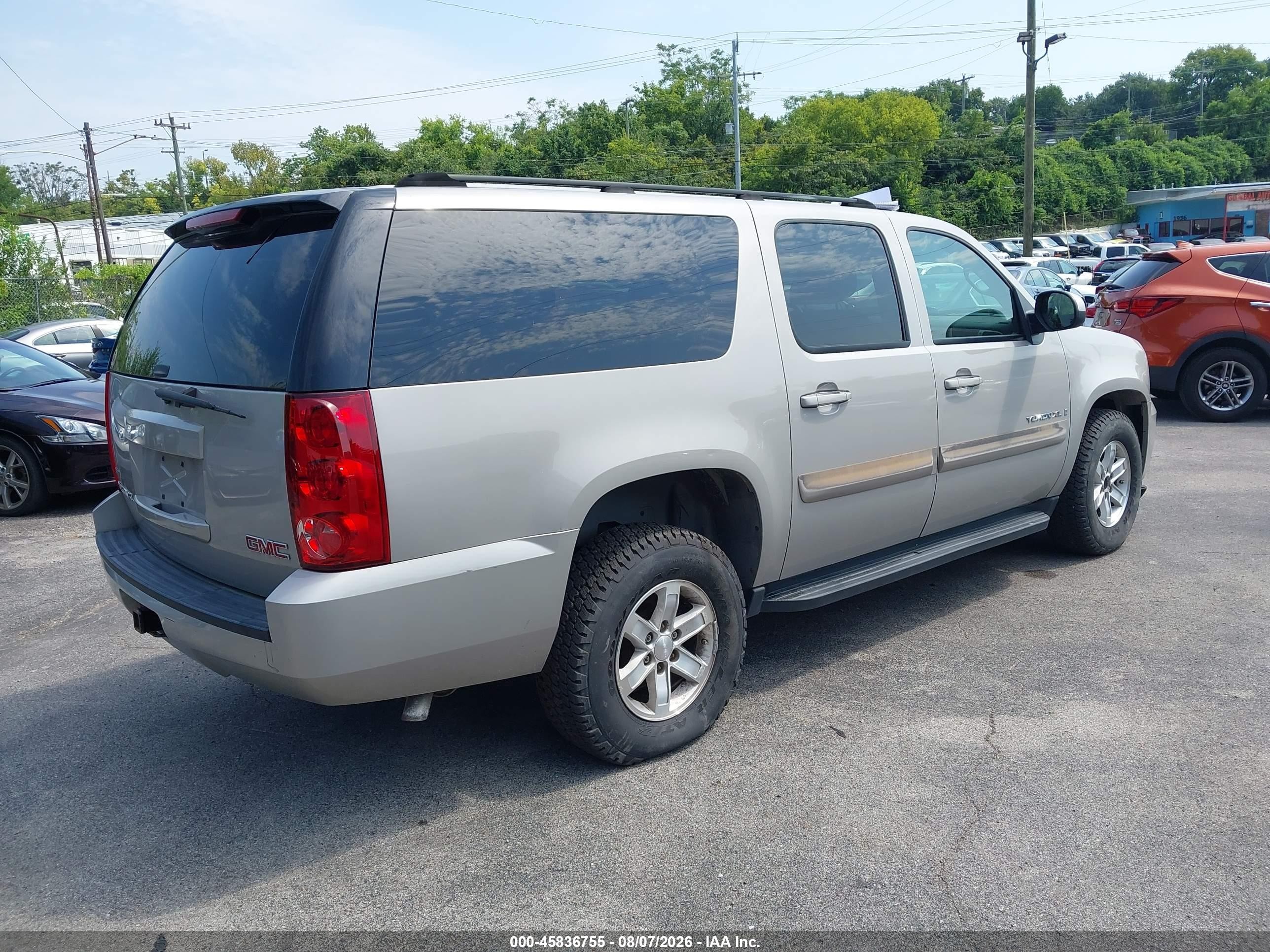 2007 Gmc Yukon Xl 1500 Slt Champagne vin: 1GKFK163X7J217849