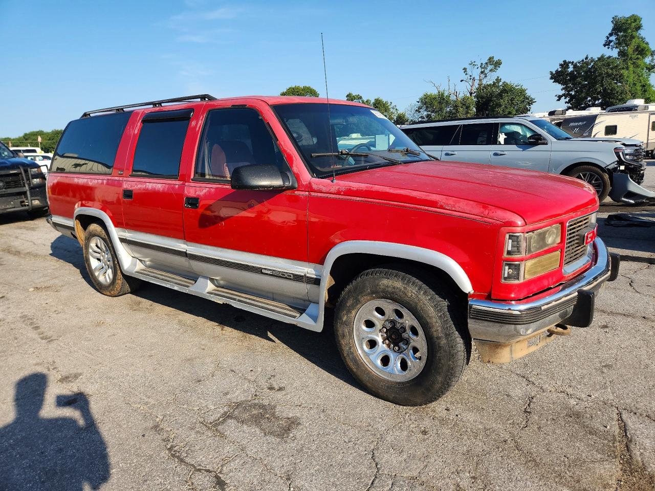 1994 Gmc Suburban K1500 Красный vin: 1GKFK16K0RJ727671