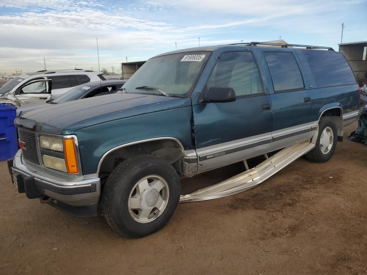 1993 Gmc Suburban K1500 Зеленый vin: 1GKFK16K3PJ729508
