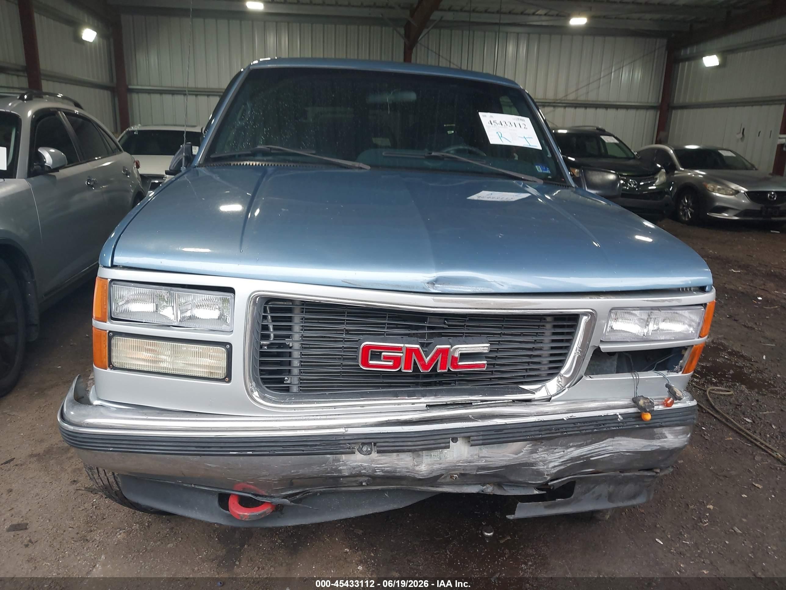 1995 Gmc Suburban K1500 Blue vin: 1GKFK16K5SJ724951