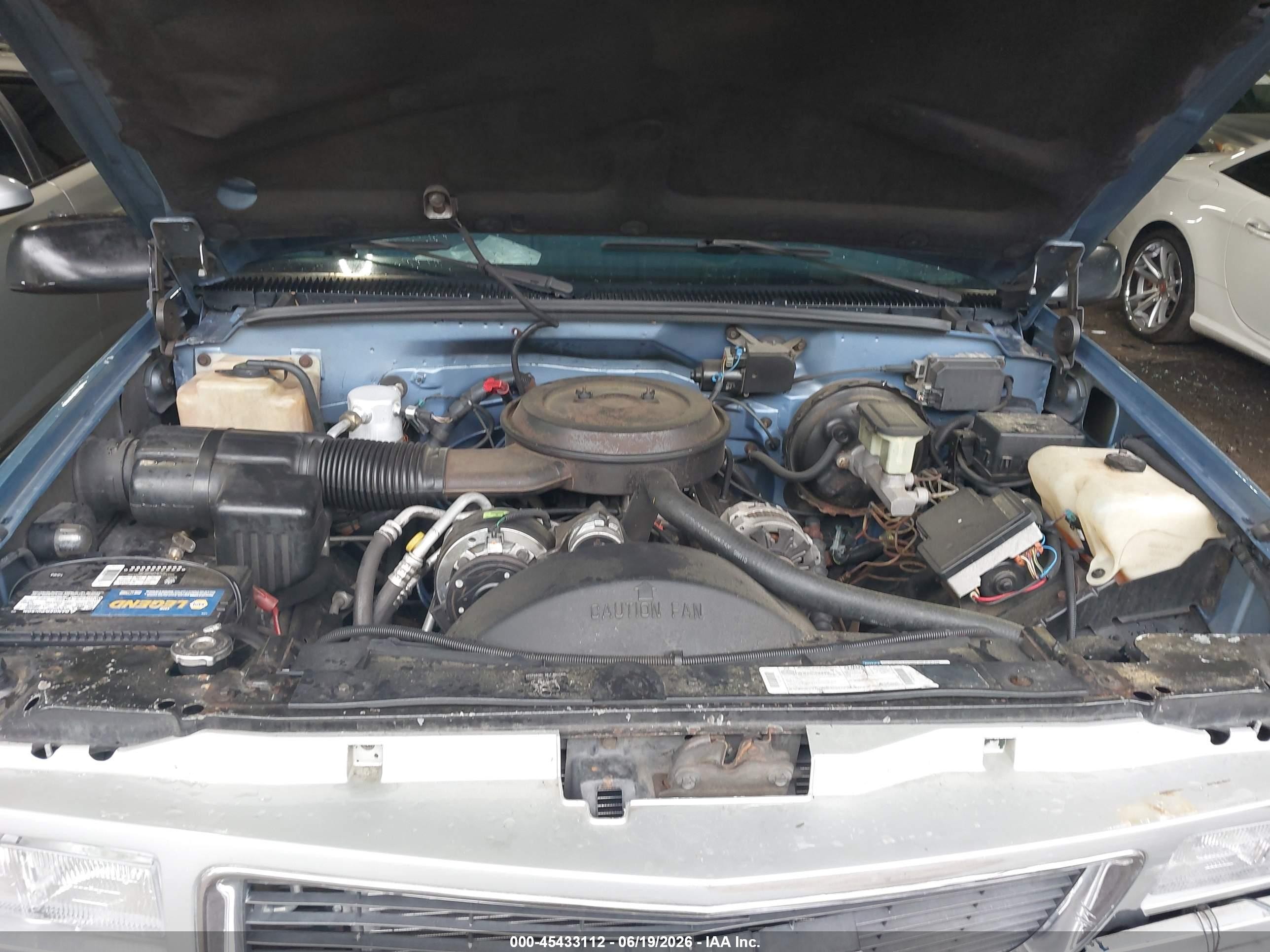 1995 Gmc Suburban K1500 Blue vin: 1GKFK16K5SJ724951