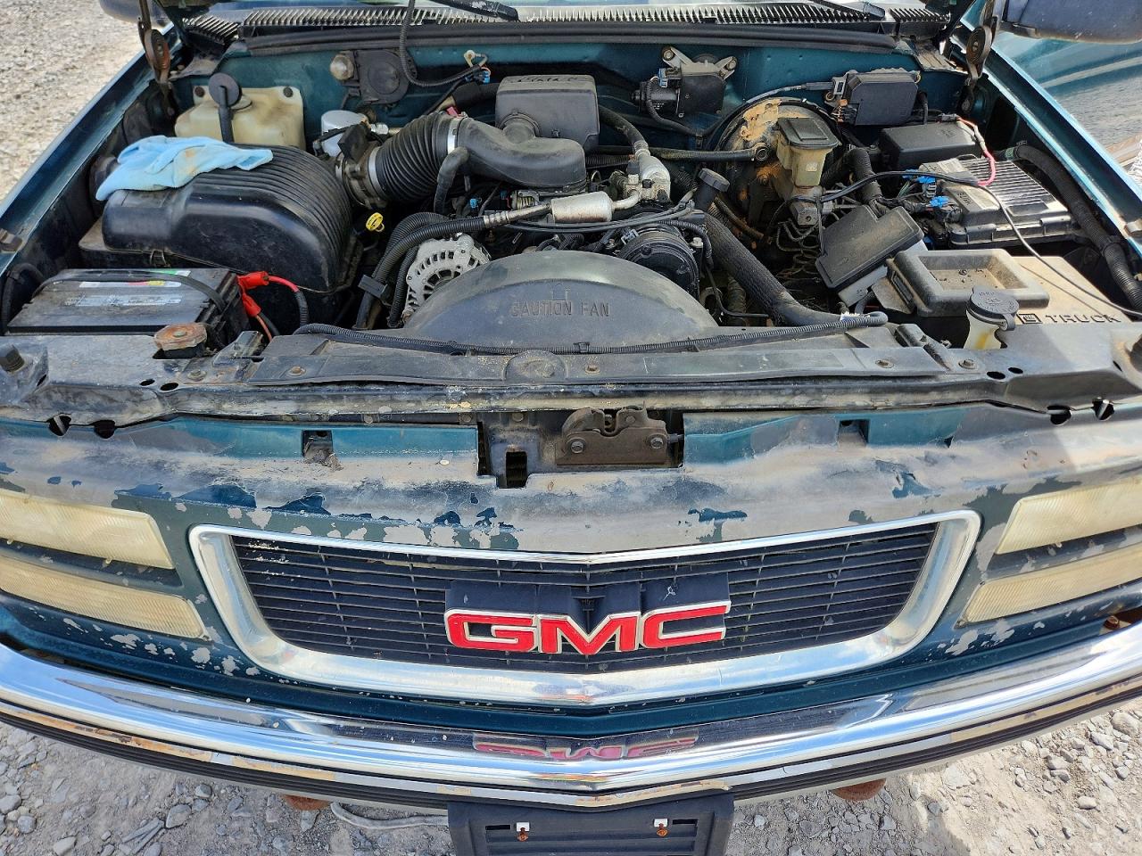 1996 Gmc Suburban K1500 Зеленый vin: 1GKFK16R0TJ753479